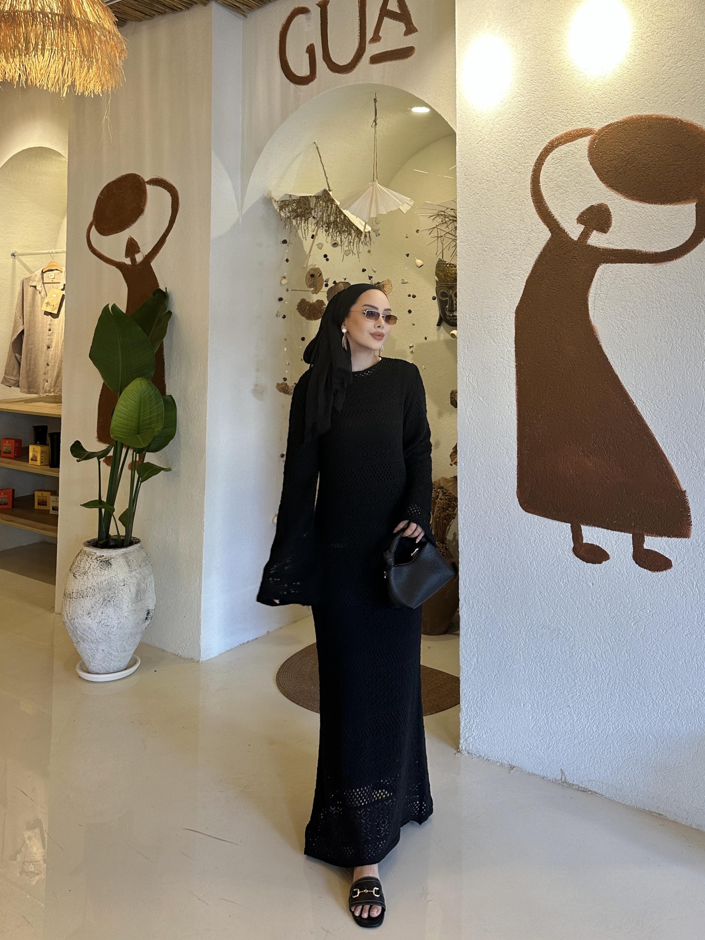 (ÖNSİPARİŞ) 10 iş günü sonra kargolanacaktır Mia Elbise Siyah