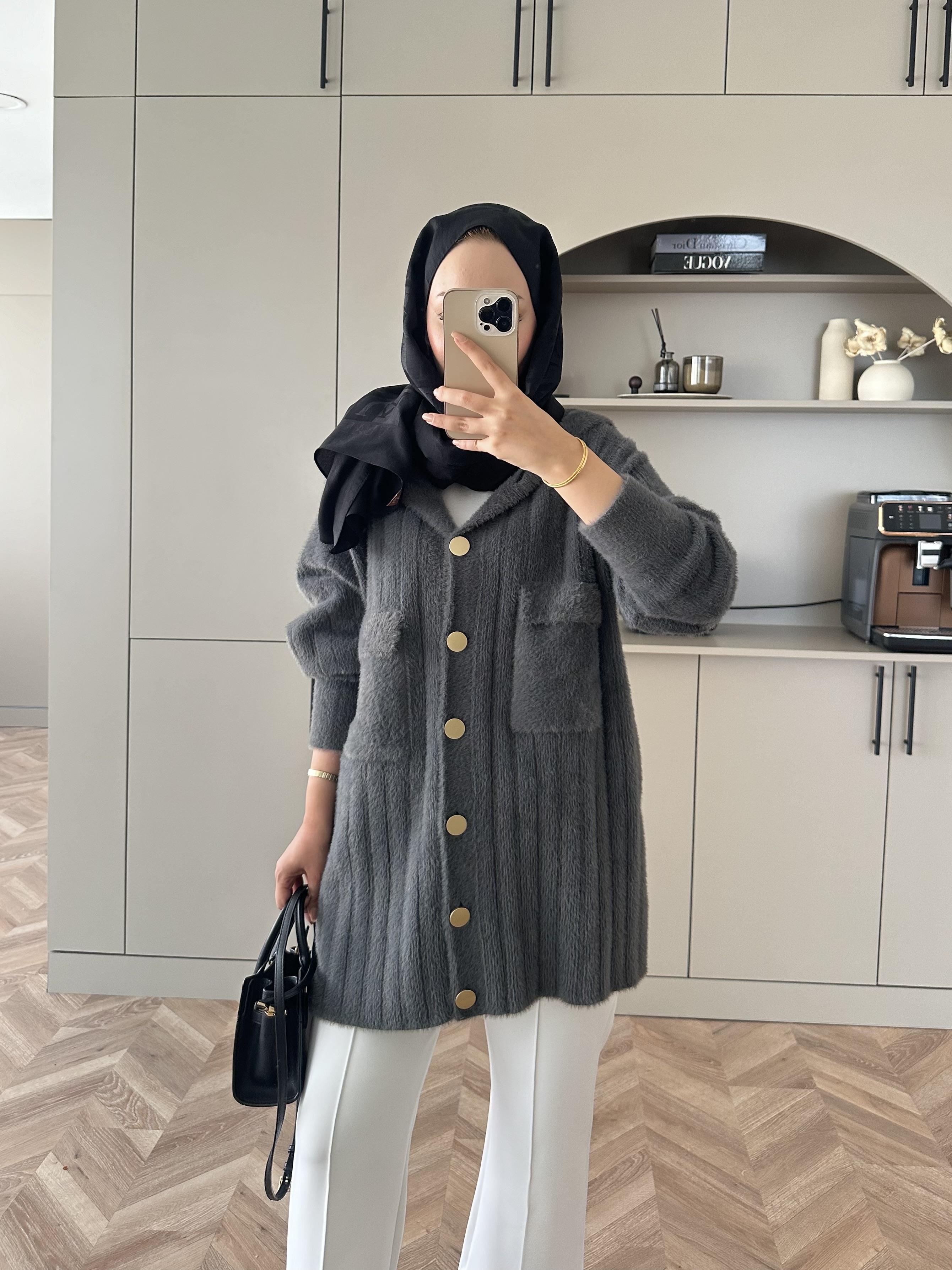 Rove Angora Hırka Antrasit