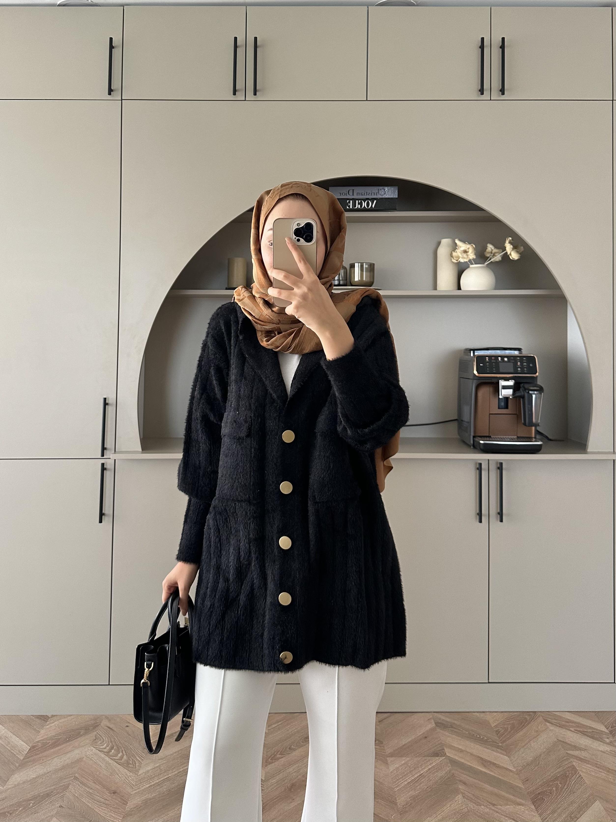 Rove Angora Hırka Siyah