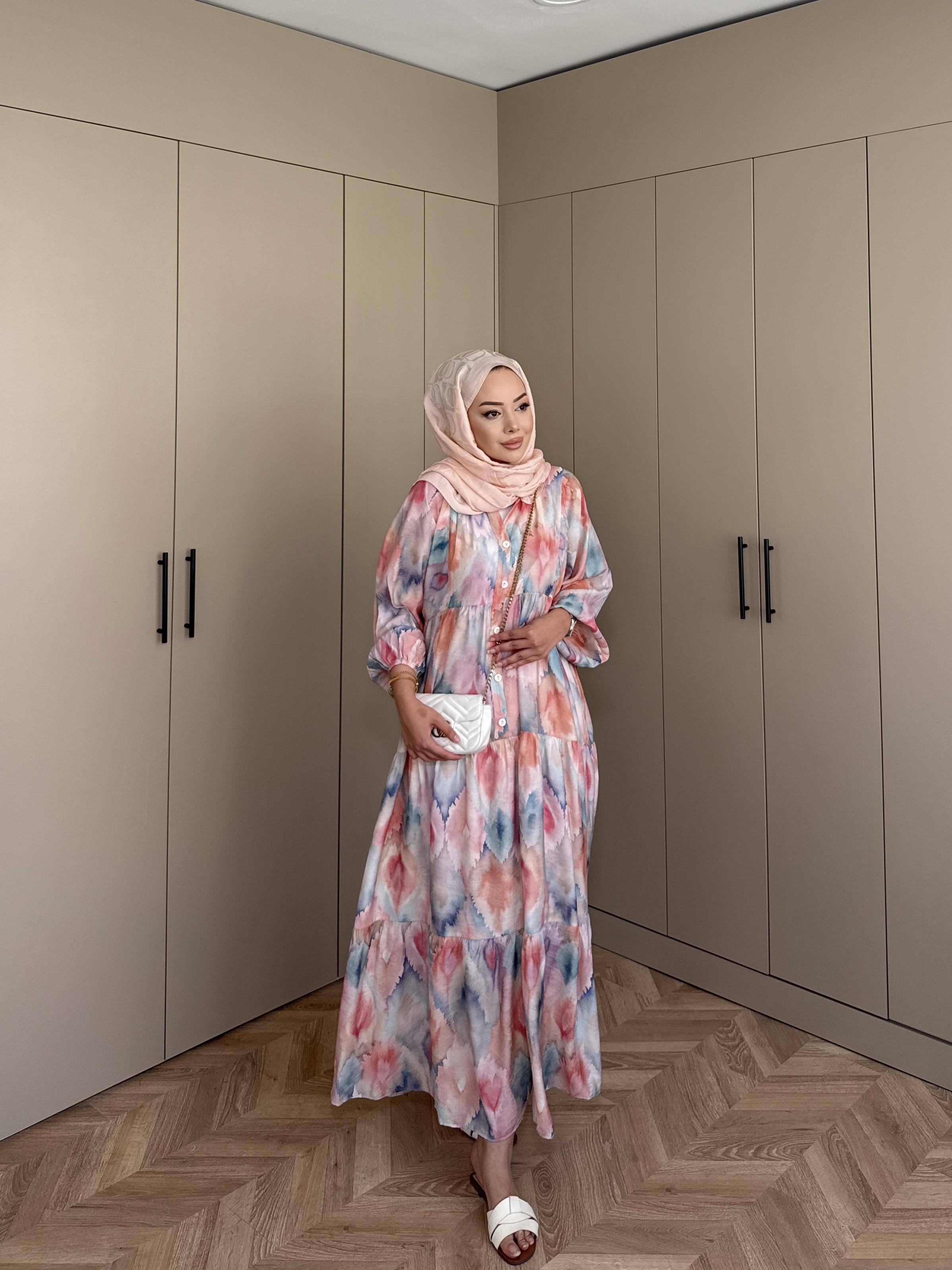 Sera Pamuk Vual Elbise 