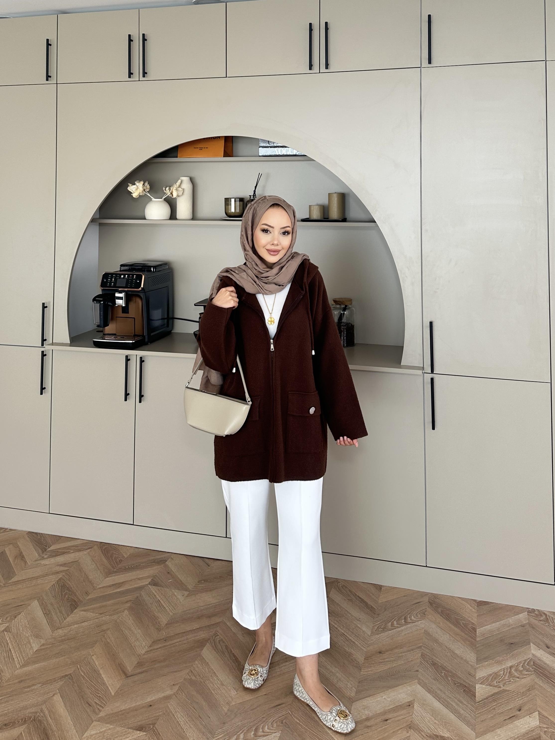 Silva Angora Hırka Acı Kahve