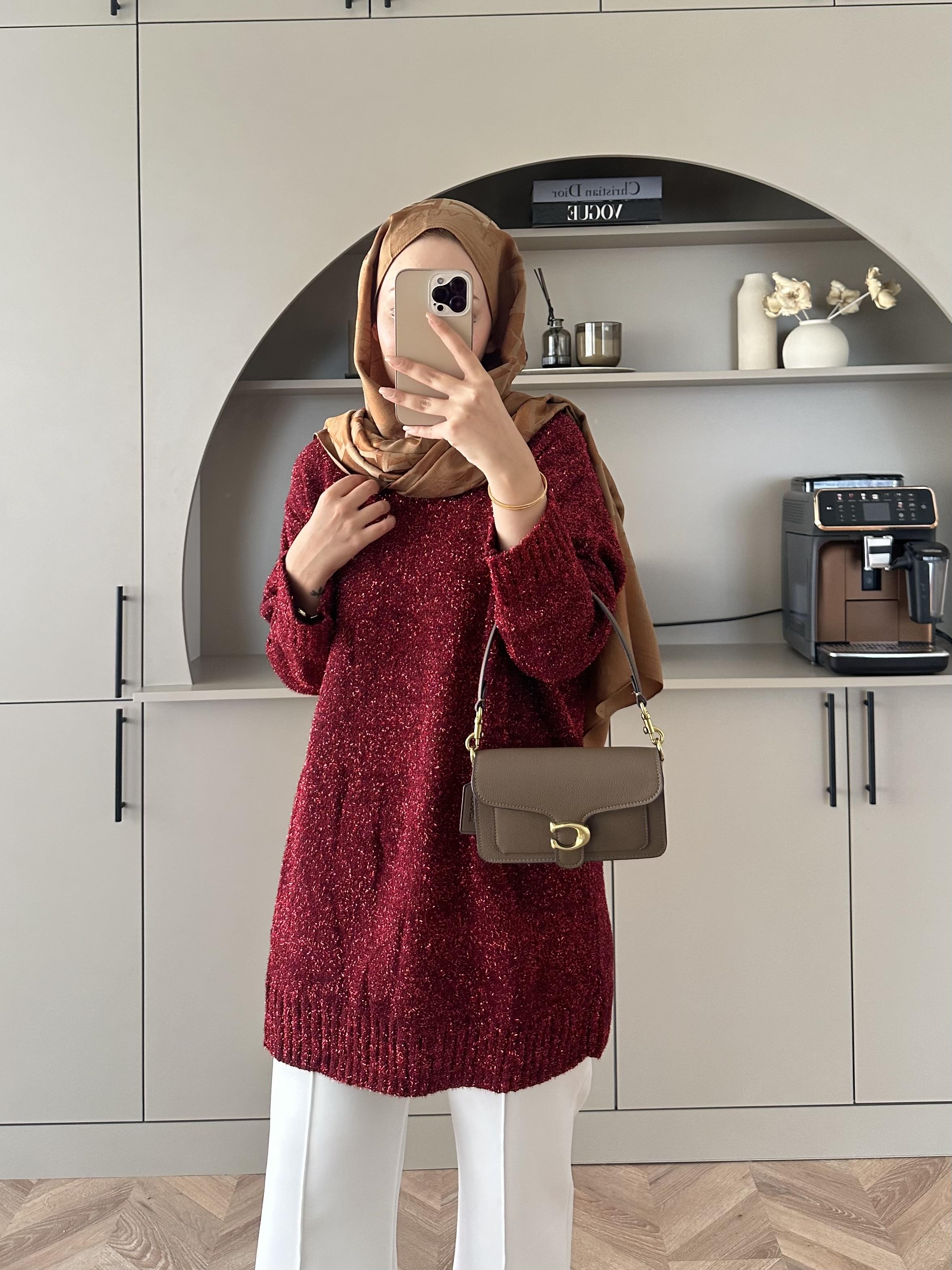 Simli Kazak Kırmızı