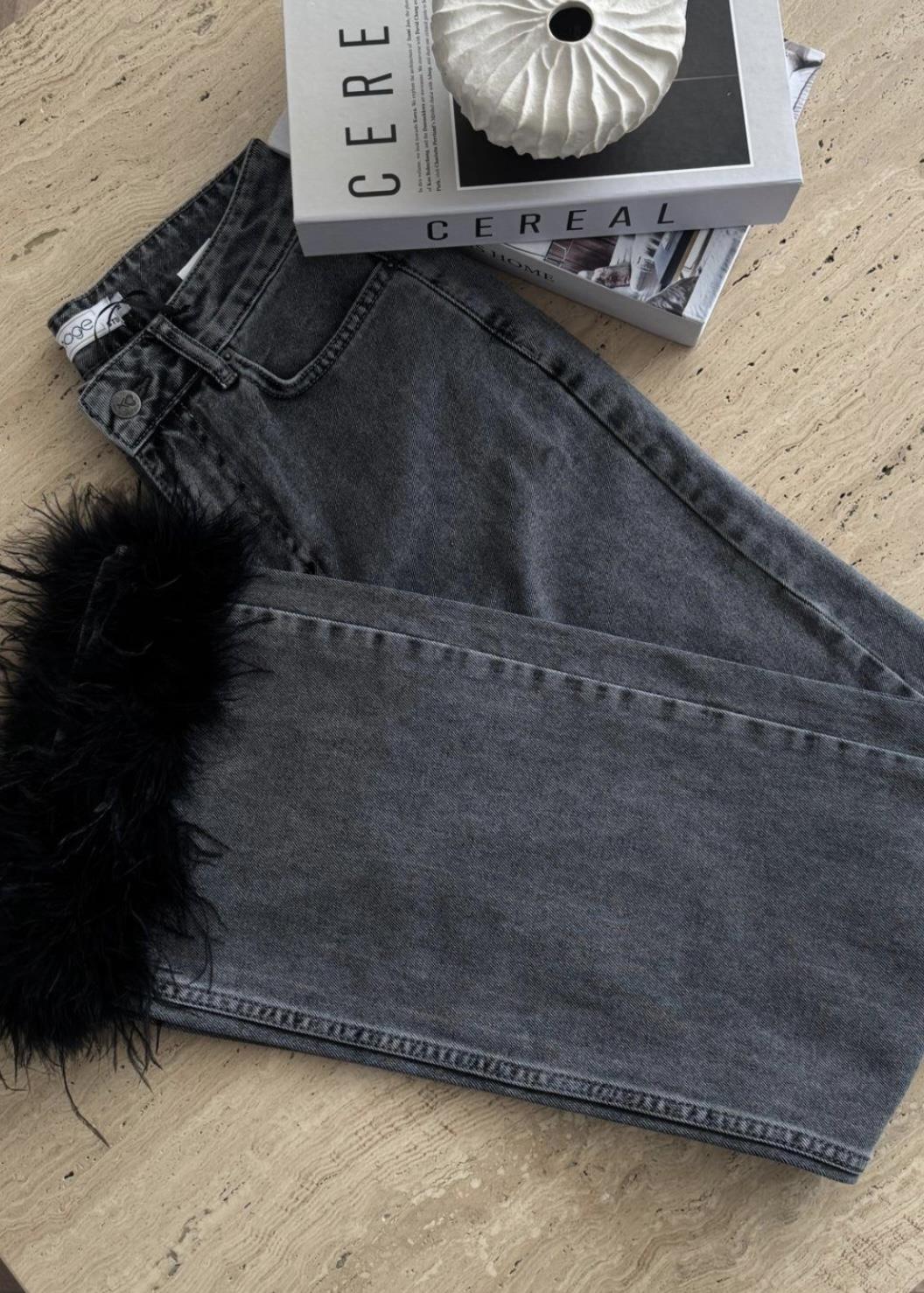 Tasarım Otriş Pantolon Antrasit 