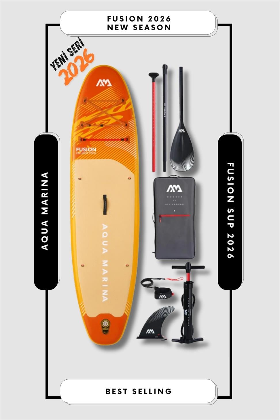 Aqua Marina Fusion Şişme Isup Stand-Up Paddle Board 330CM