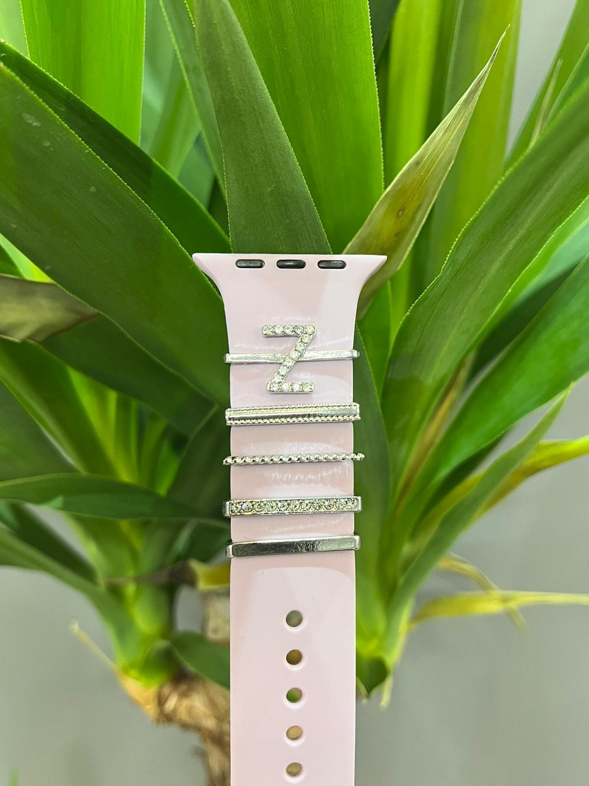 Apple Watch Uyumlu Kordon Aksesuarı Charm Set Z Harfi