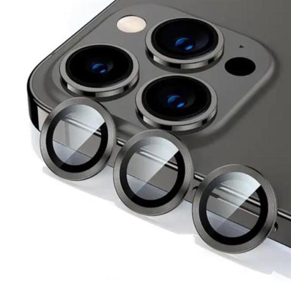 Iphone Uyumlu Kamera Lens Koruyucu Siyah