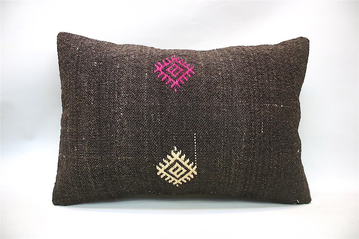 16''24'' (40x60 cm) Kilim Pillows - Vintage Handmade Kilim Pillows - Vintage Handmade Kilim Rugs - It is 100% wool. Artistic and historical rugs. Old handwoven rugs.