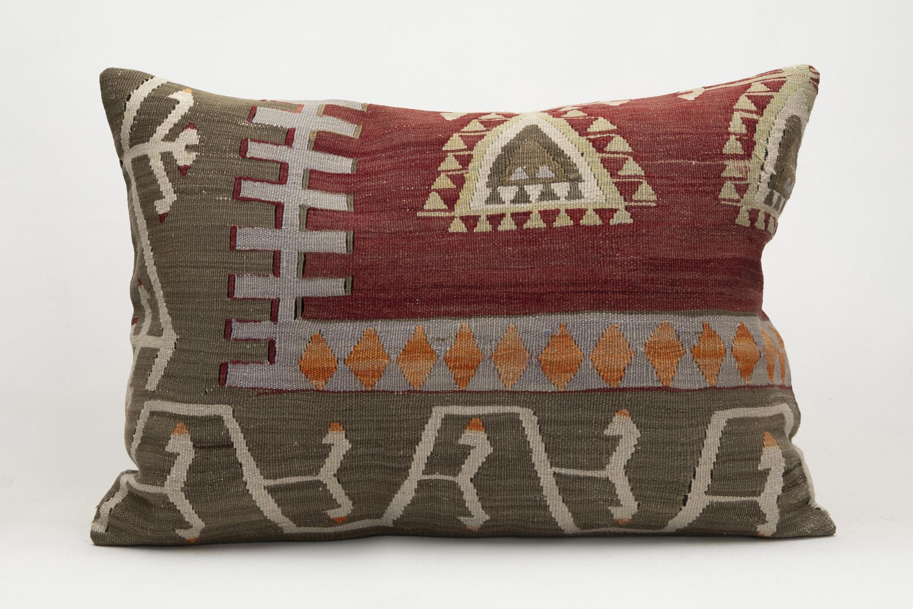 20''28'' (50x70 cm) Kilim Pillows - Vintage Handmade Kilim Pillows - Vintage Handmade Kilim Rugs - It is 100% wool. Artistic and historical rugs. Old handwoven rugs.