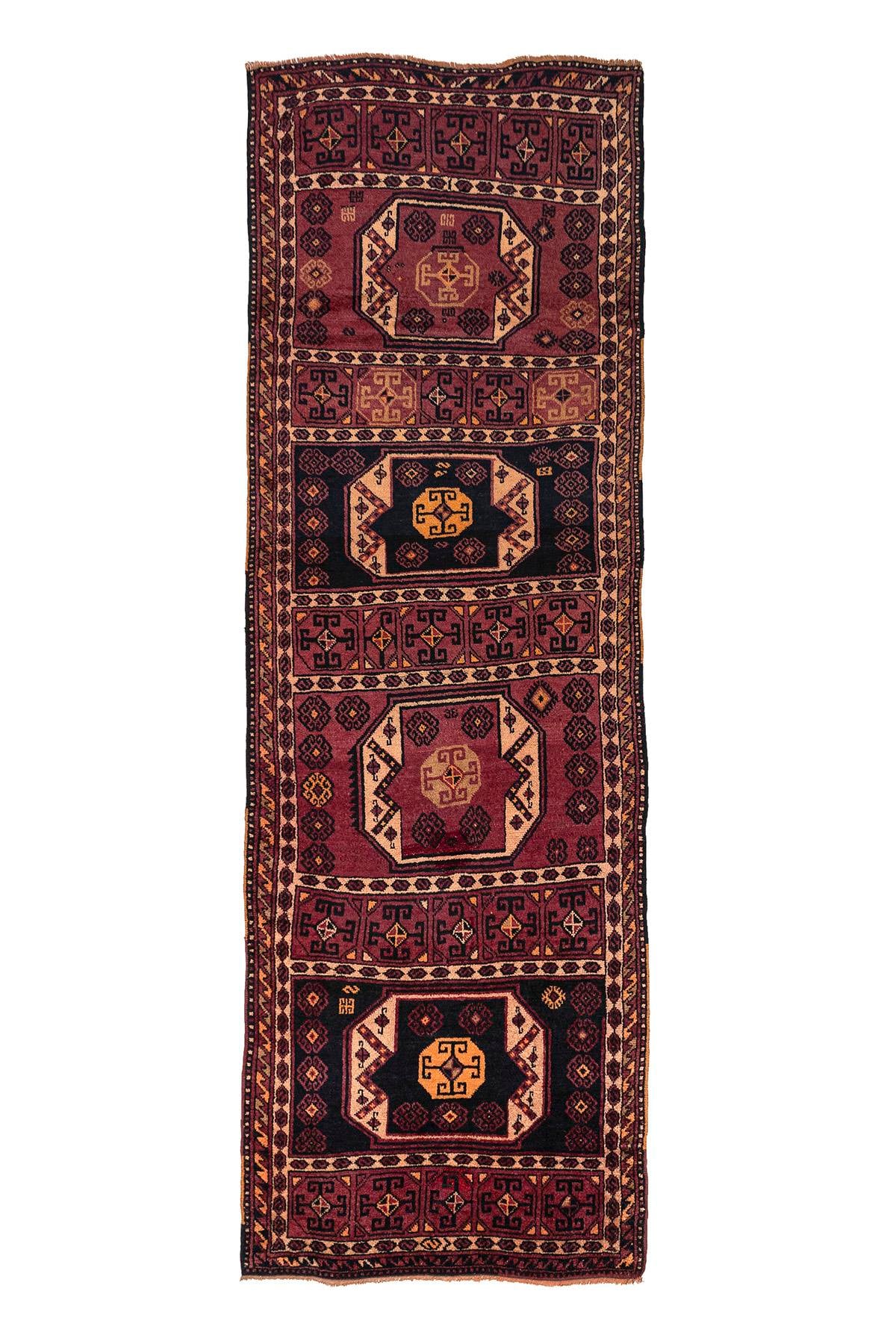 Sivas Kilim Rug (2.5 x 6.6 ft) | KILIM WHOLESALE - Vintage Handmade Pillows - Vintage Handmade Kilim Rugs - It is 100% wool. Artistic and historical rugs. Old handwoven rugs. - Online hand woven rugs and kilim cushions sales. Shipping to all ove