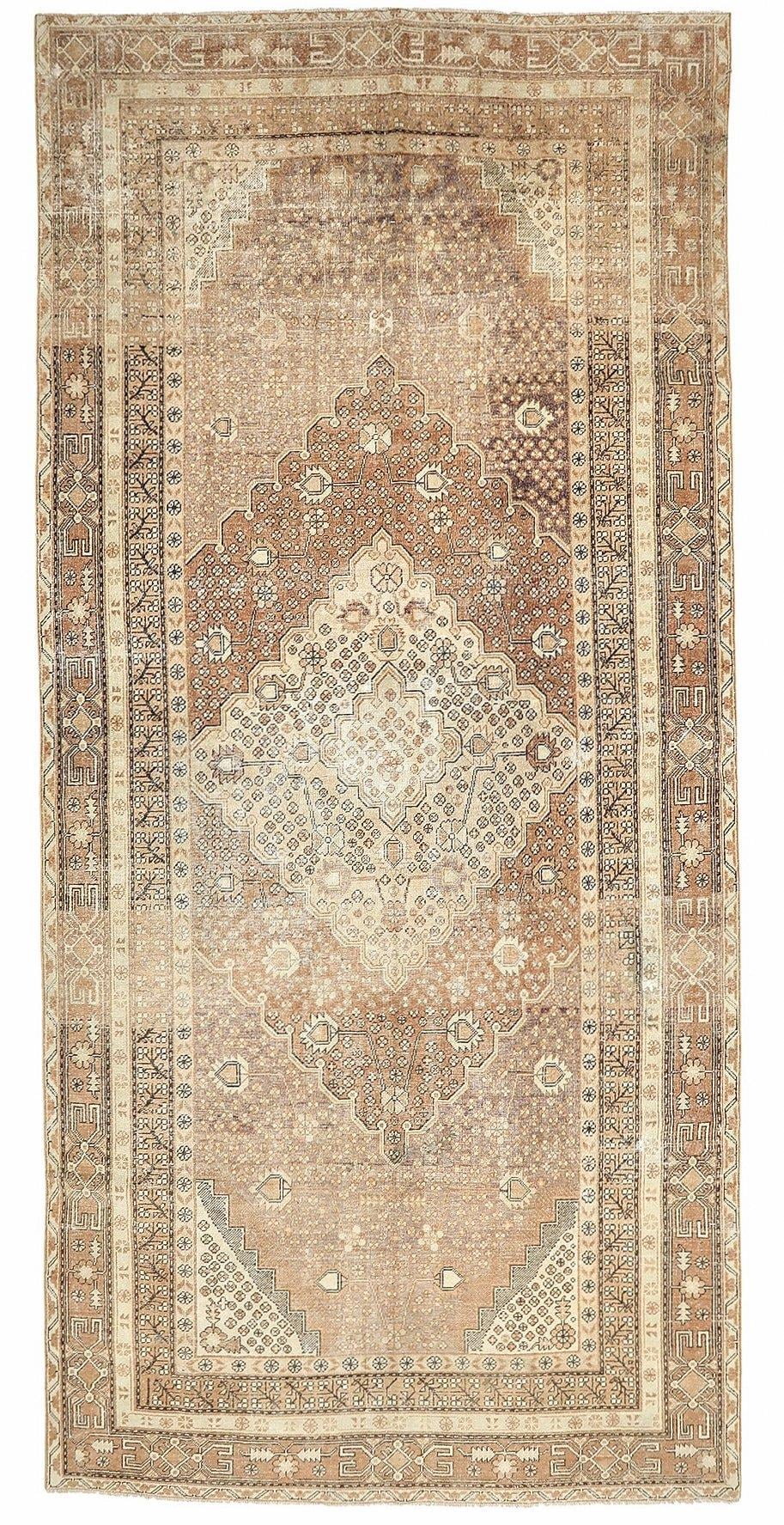 Antique Decorative Wool Khotan Rug - 6`4