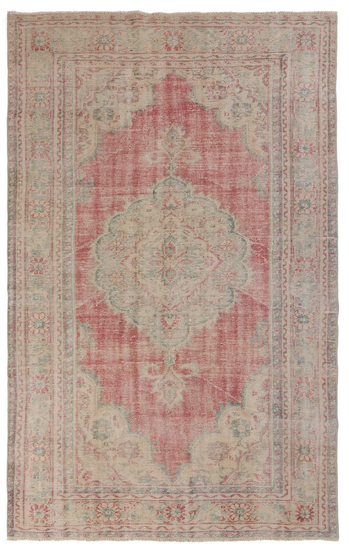 1960s Distressed Turkish Rug