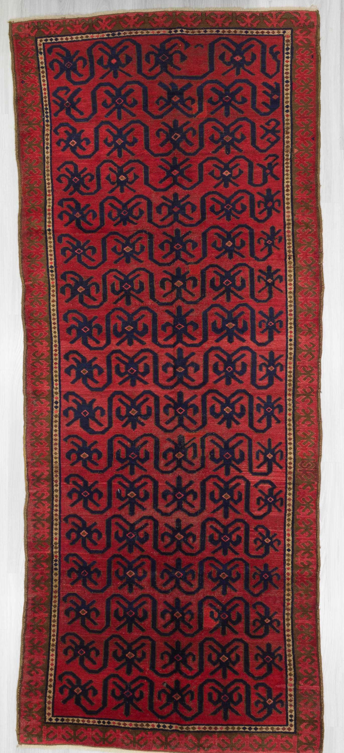 Antique unique Khirgiz rug