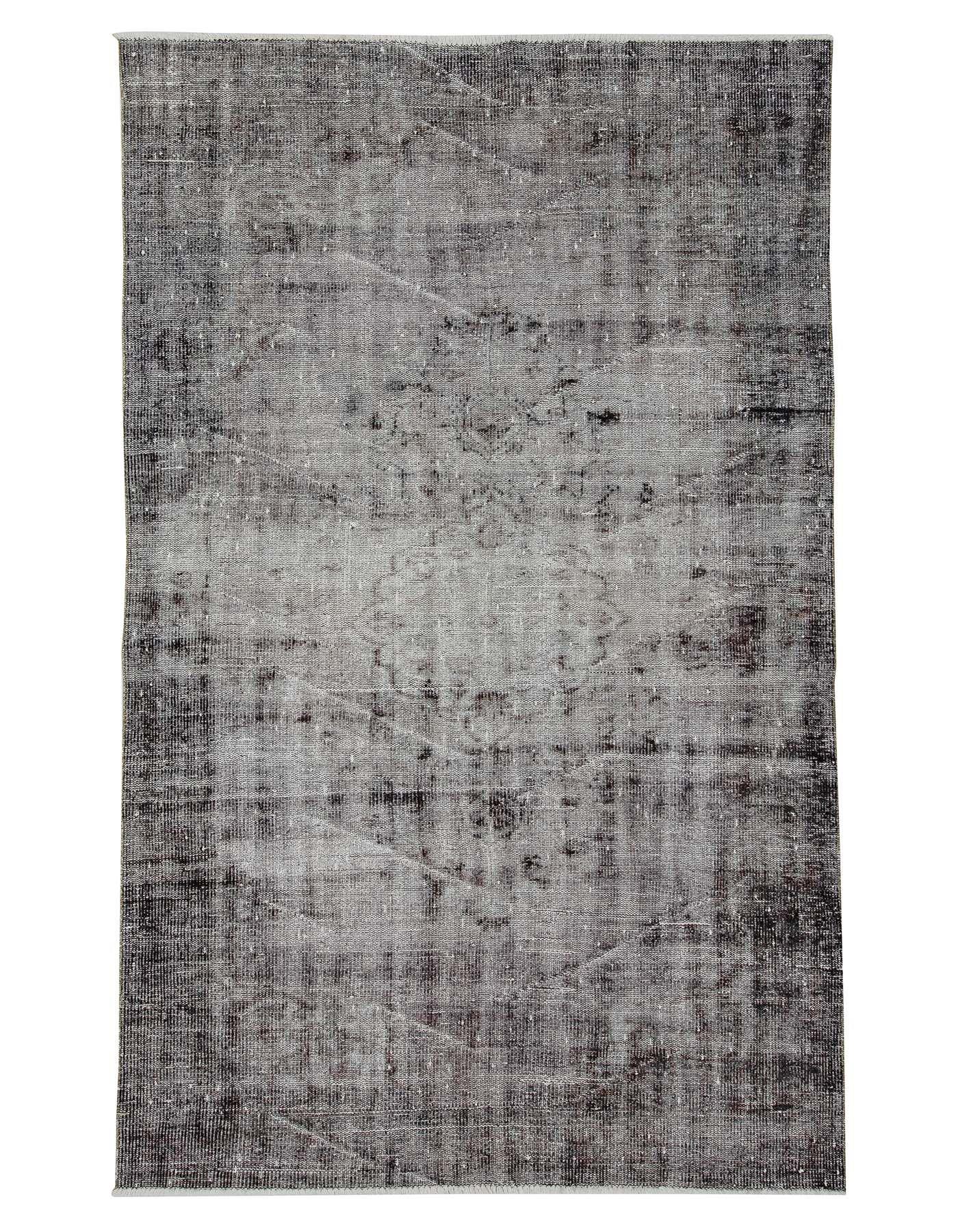 Gray Vintage Turkish Rug - 5`1