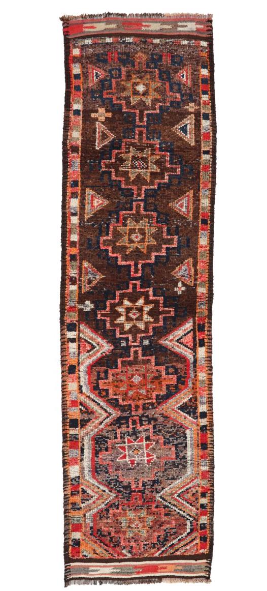 Vintage Decorative Herki Runner - 2`11