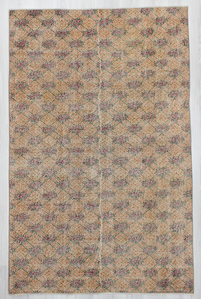 Vintage Decorative Turkish Deco Rug
