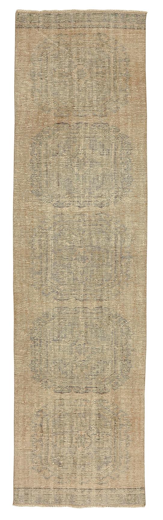 Vintage Distressed Oushak Runner - 3`0