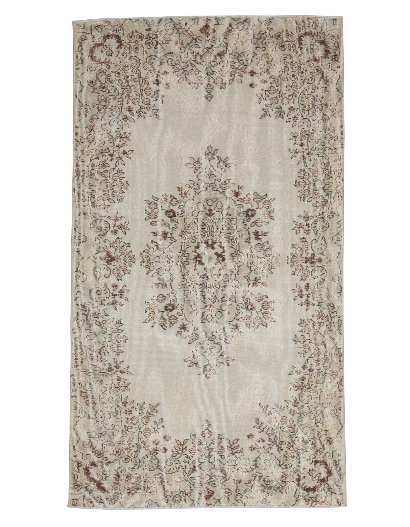 Vintage Turkish Area Rug - 3`11