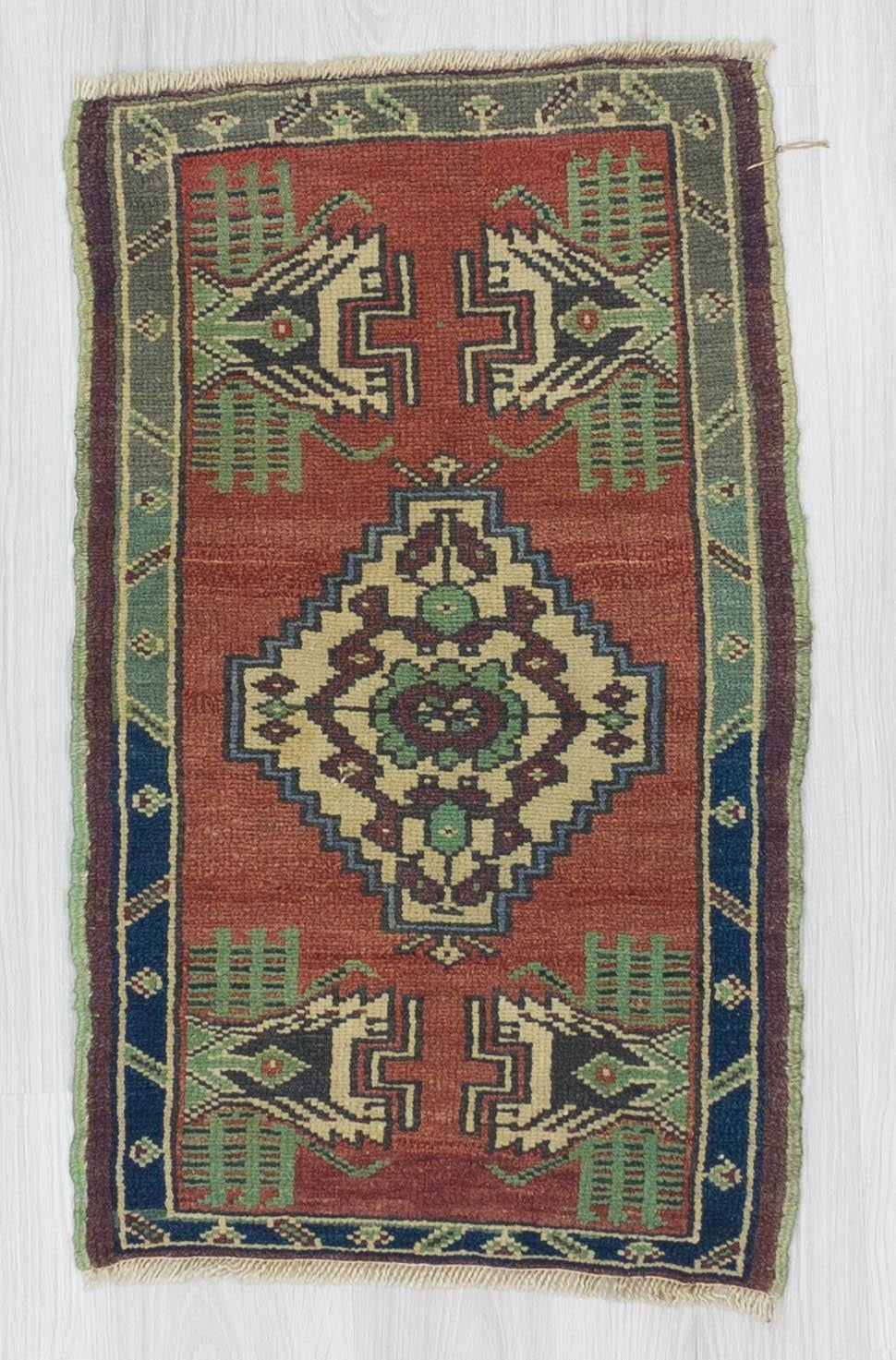 Vintage Turkish Konya Rug