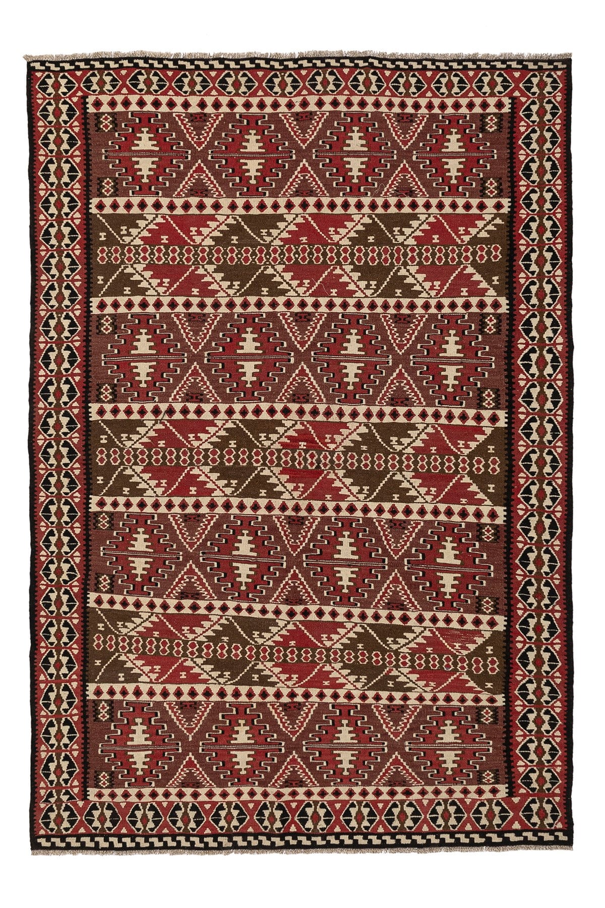 Van Kilim Rug (4.21 x 6.25 ft)