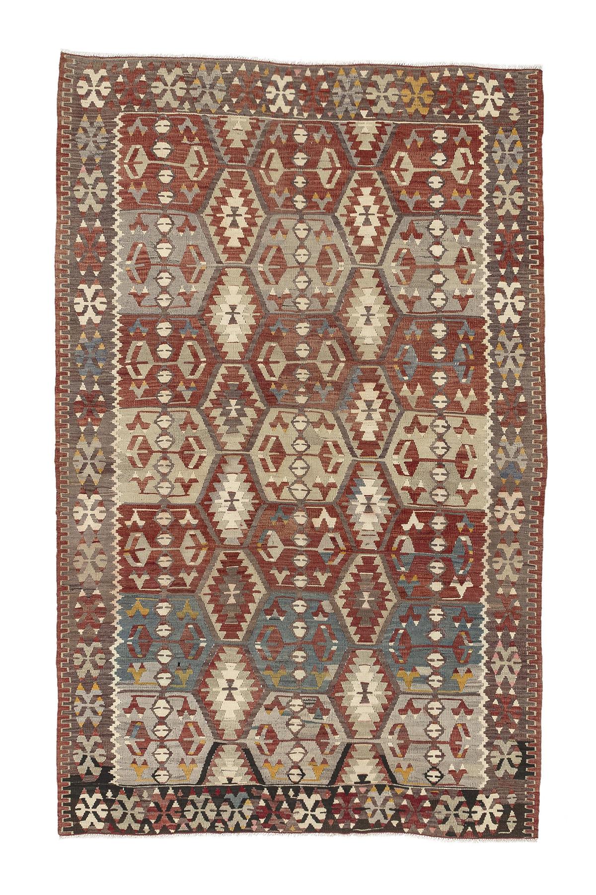 Sivas Kilim Rug (2.5 x 6.6 ft) | KILIM WHOLESALE - Vintage Handmade Pillows - Vintage Handmade Kilim Rugs - It is 100% wool. Artistic and historical rugs. Old handwoven rugs. - Online hand woven rugs and kilim cushions sales. Shipping to all ove