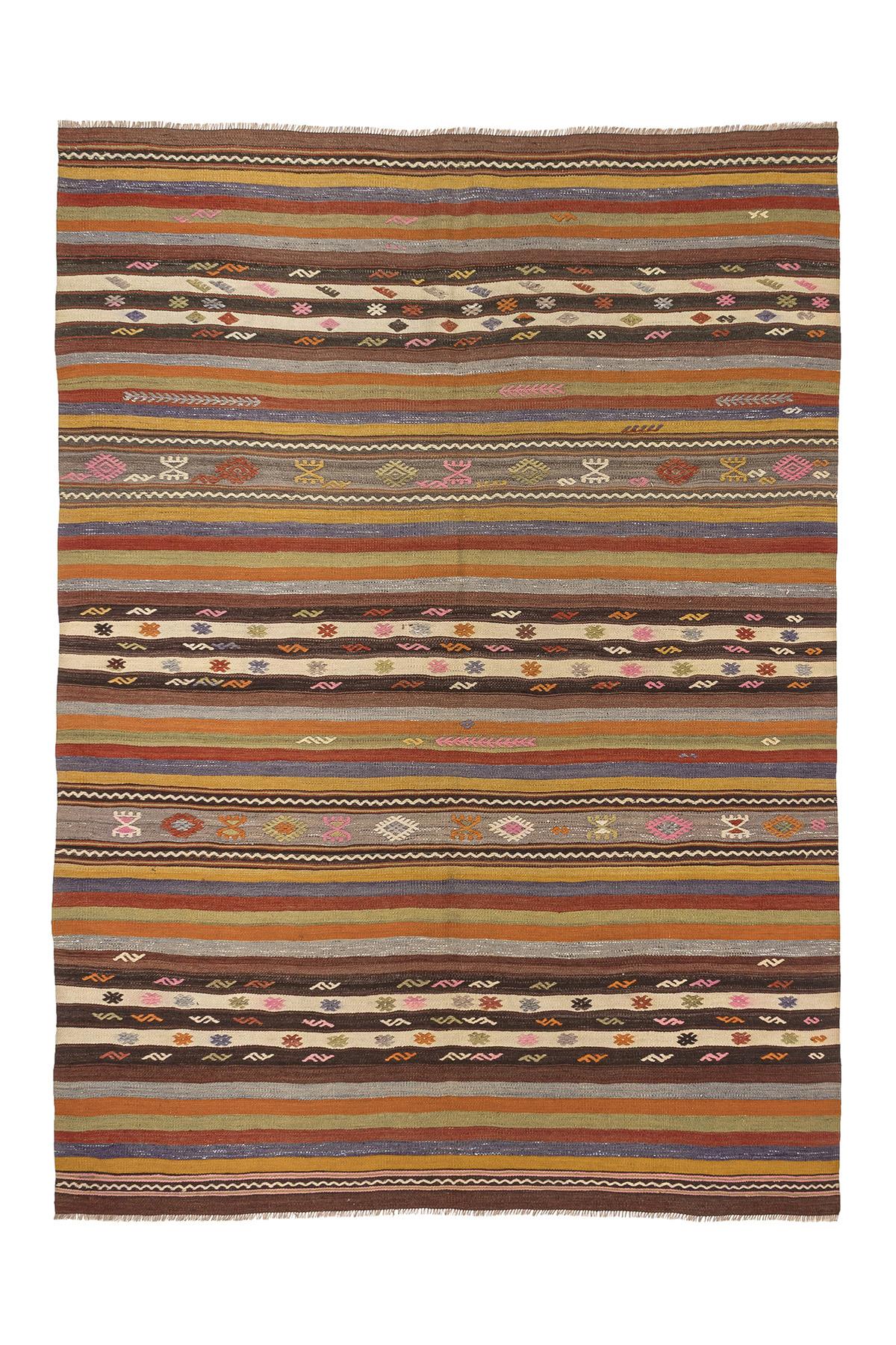 Sivas Kilim Rug (2.5 x 6.6 ft) | KILIM WHOLESALE - Vintage Handmade Pillows - Vintage Handmade Kilim Rugs - It is 100% wool. Artistic and historical rugs. Old handwoven rugs. - Online hand woven rugs and kilim cushions sales. Shipping to all ove