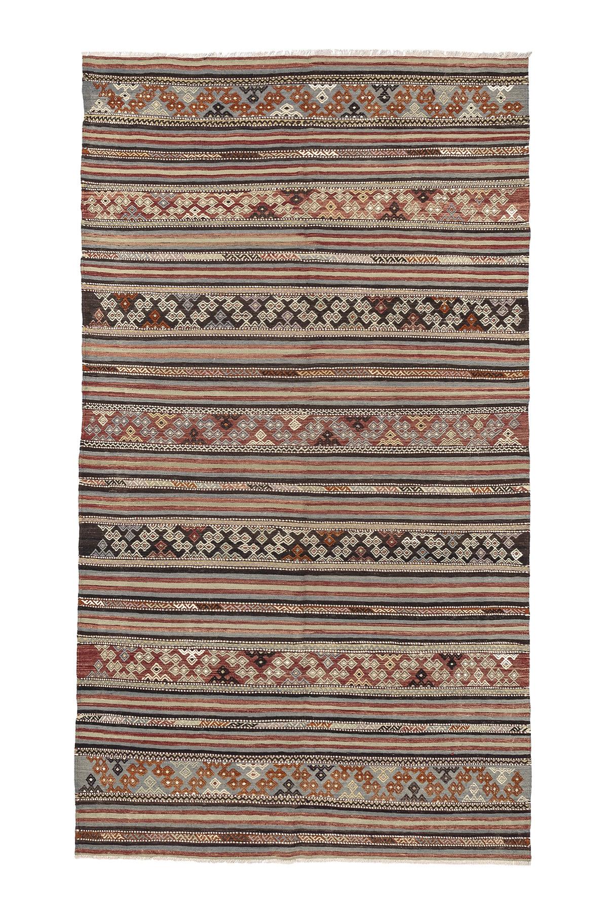 Sivas Kilim Rug (2.5 x 6.6 ft) | KILIM WHOLESALE - Vintage Handmade Pillows - Vintage Handmade Kilim Rugs - It is 100% wool. Artistic and historical rugs. Old handwoven rugs. - Online hand woven rugs and kilim cushions sales. Shipping to all ove