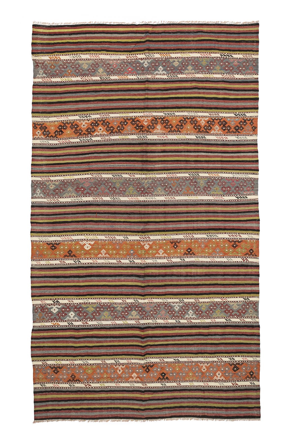 Sivas Kilim Rug (2.5 x 6.6 ft) | KILIM WHOLESALE - Vintage Handmade Pillows - Vintage Handmade Kilim Rugs - It is 100% wool. Artistic and historical rugs. Old handwoven rugs. - Online hand woven rugs and kilim cushions sales. Shipping to all ove