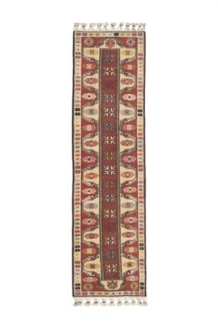 Vintage Handmade Kilim Rugs - Turkey Kilim - It is 100% wool