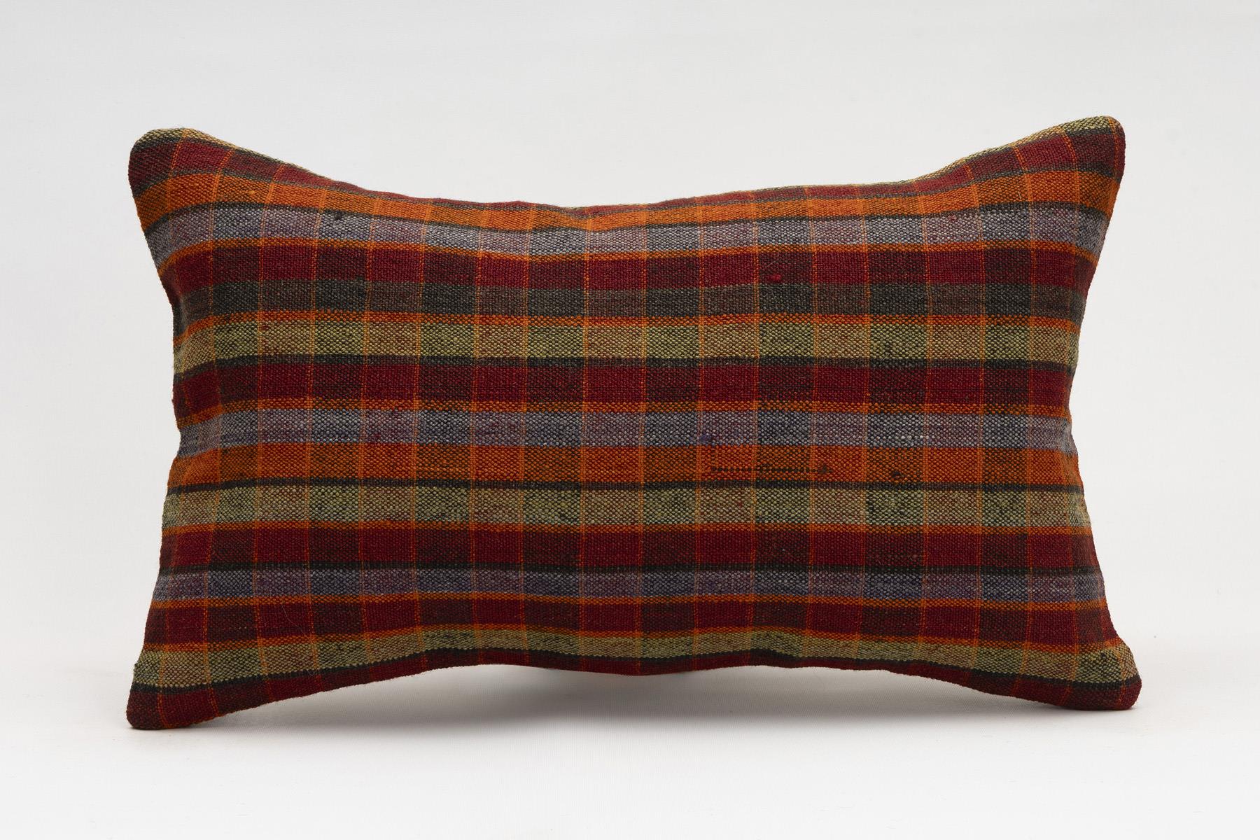 12x20 inches (30x50 cm) Kilim Pillow | KILIM WHOLESALE - Vintage Handmade Pillows - Vintage Handmade Kilim Rugs - It is 100% wool. Artistic and historical rugs. Old handwoven rugs. - Online hand woven rugs and kilim cushions sales. Shipping to a