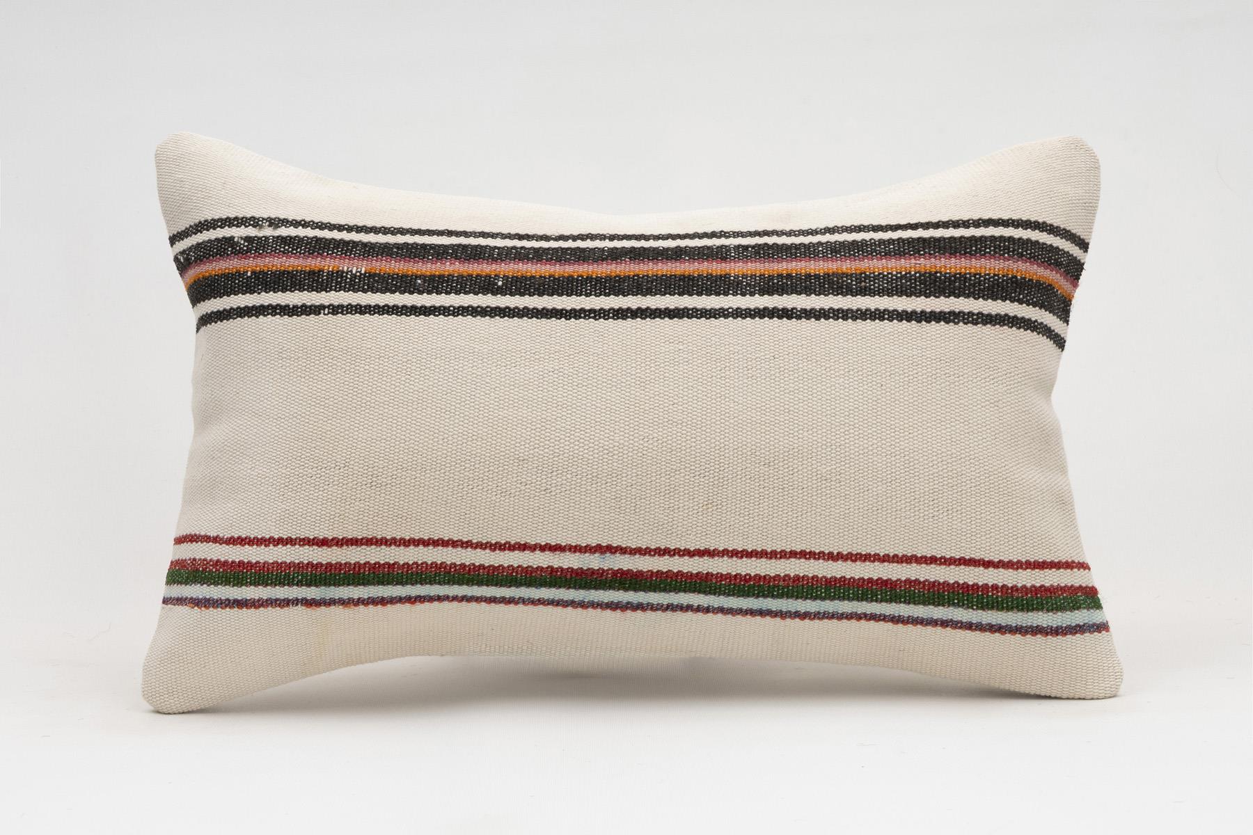 12x20 inches (30x50 cm) Kilim Pillow | KILIM WHOLESALE - Vintage Handmade Pillows - Vintage Handmade Kilim Rugs - It is 100% wool. Artistic and historical rugs. Old handwoven rugs. - Online hand woven rugs and kilim cushions sales. Shipping to a