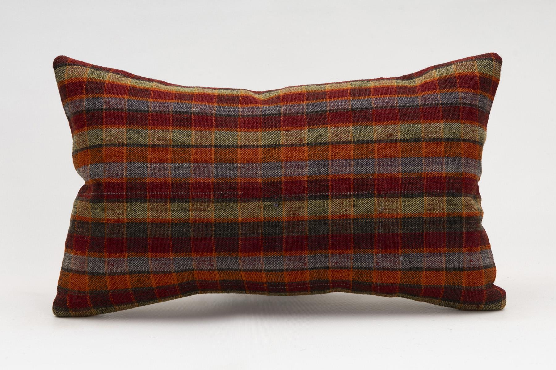 12x20 inches (30x50 cm) Kilim Pillow | KILIM WHOLESALE - Vintage Handmade Pillows - Vintage Handmade Kilim Rugs - It is 100% wool. Artistic and historical rugs. Old handwoven rugs. - Online hand woven rugs and kilim cushions sales. Shipping to a