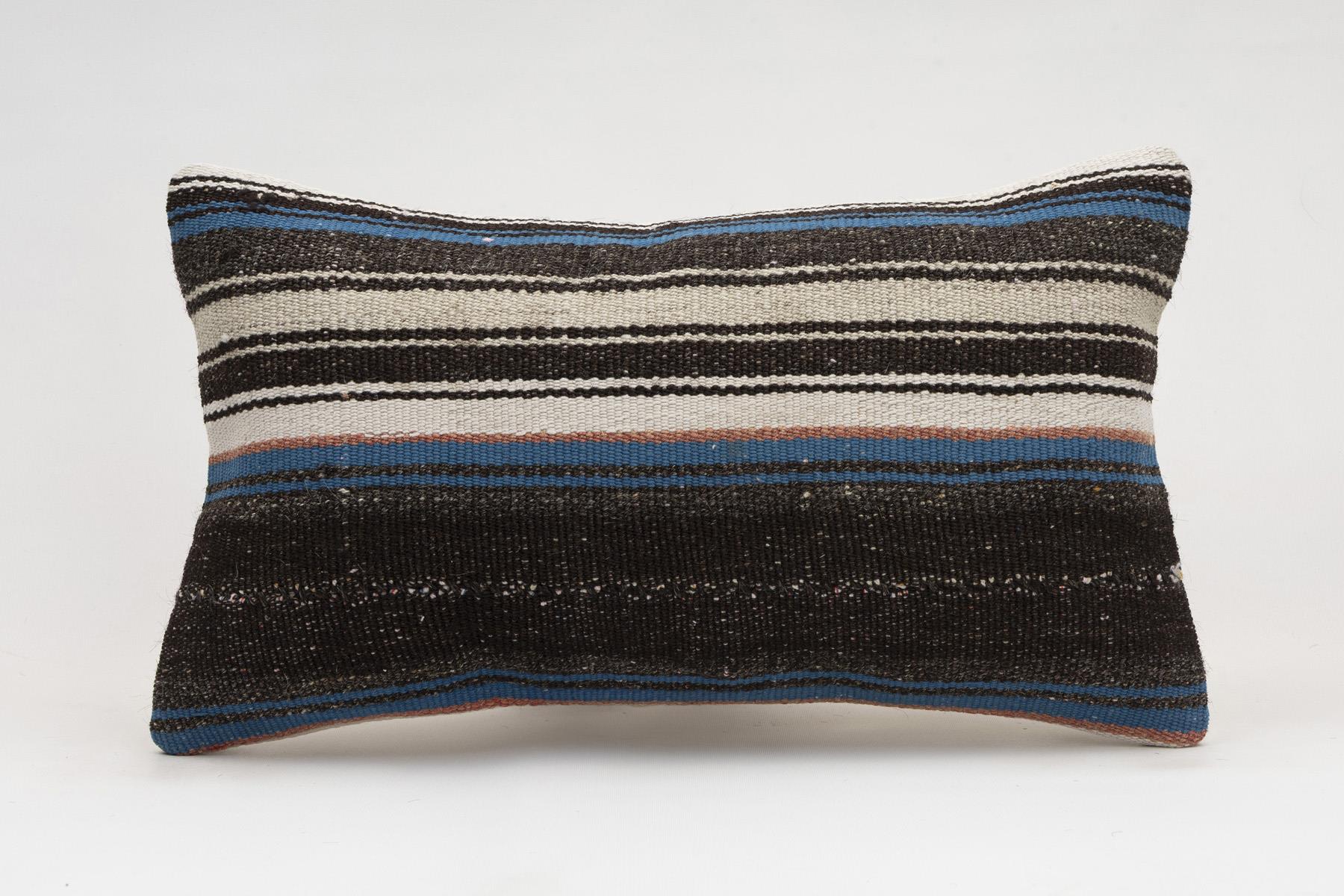 12x20 inches (30x50 cm) Kilim Pillow | KILIM WHOLESALE - Vintage Handmade Pillows - Vintage Handmade Kilim Rugs - It is 100% wool. Artistic and historical rugs. Old handwoven rugs. - Online hand woven rugs and kilim cushions sales. Shipping to a