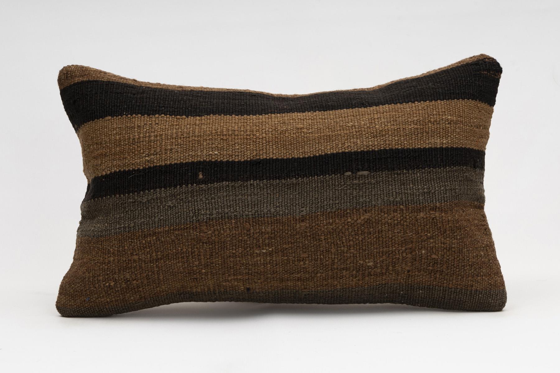 12x20 inches (30x50 cm) Kilim Pillow | KILIM WHOLESALE - Vintage Handmade Pillows - Vintage Handmade Kilim Rugs - It is 100% wool. Artistic and historical rugs. Old handwoven rugs. - Online hand woven rugs and kilim cushions sales. Shipping to a