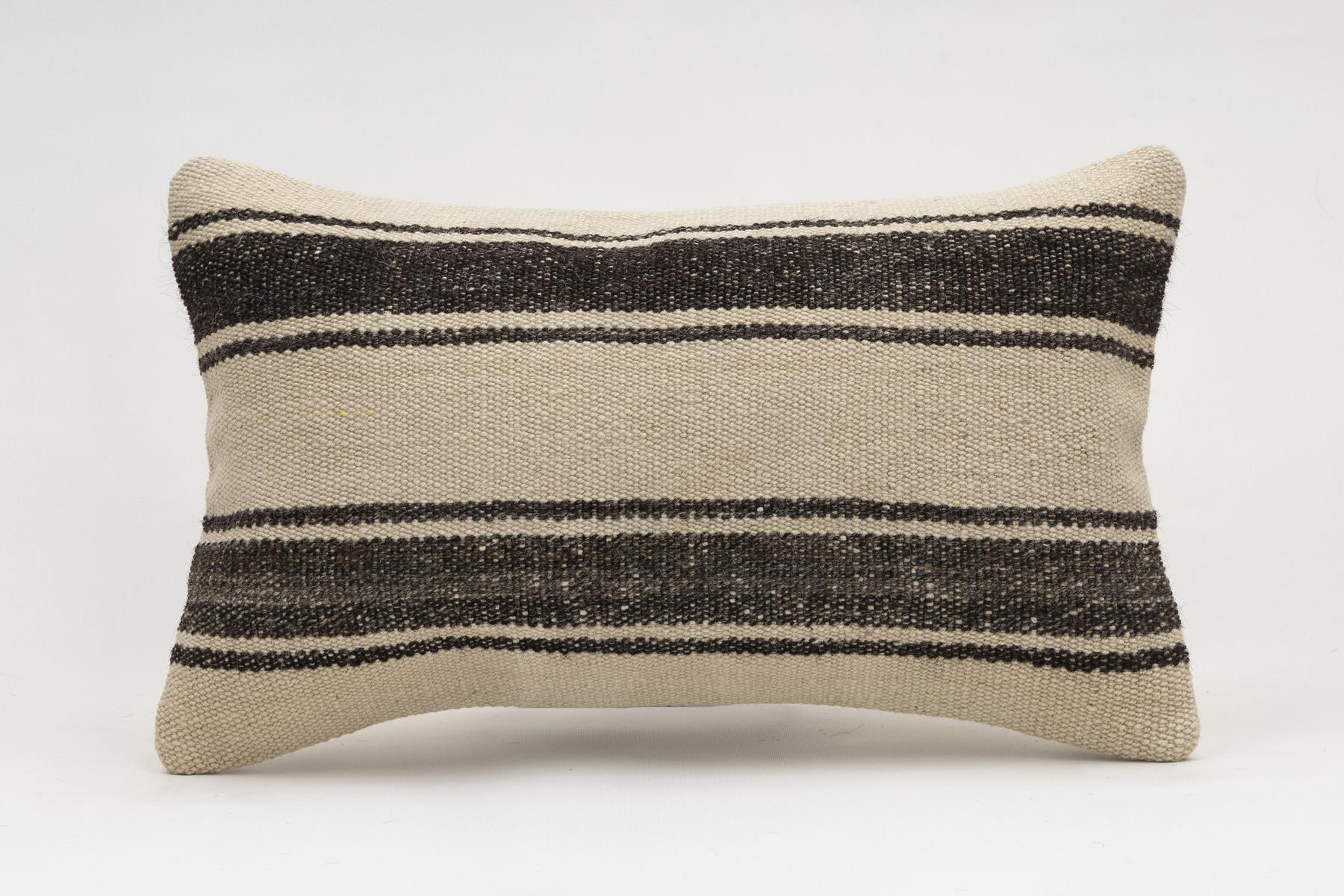 12x20 inches (30x50 cm) Kilim Pillow | KILIM WHOLESALE - Vintage Handmade Pillows - Vintage Handmade Kilim Rugs - It is 100% wool. Artistic and historical rugs. Old handwoven rugs. - Online hand woven rugs and kilim cushions sales. Shipping to a
