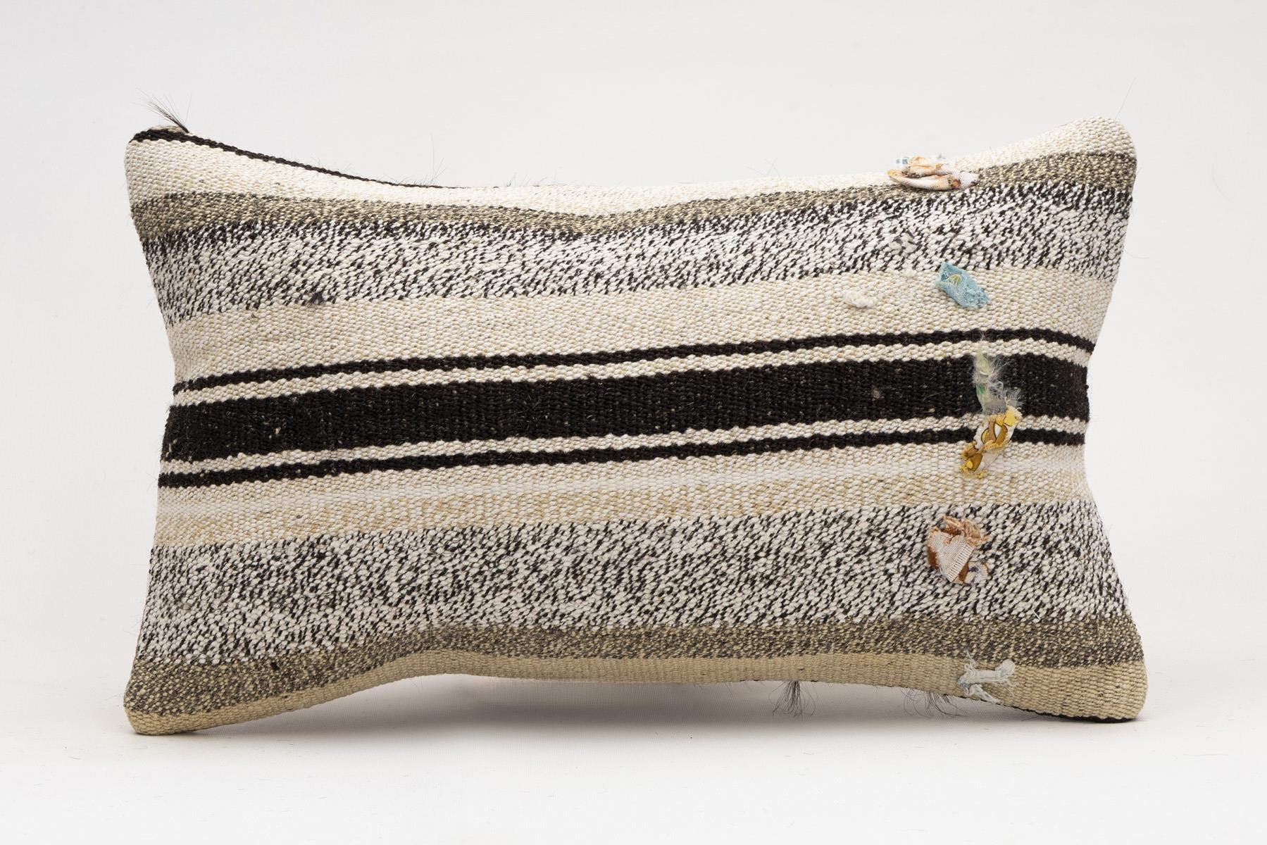 12x20 inches (30x50 cm) Kilim Pillow | KILIM WHOLESALE - Vintage Handmade Pillows - Vintage Handmade Kilim Rugs - It is 100% wool. Artistic and historical rugs. Old handwoven rugs. - Online hand woven rugs and kilim cushions sales. Shipping to a