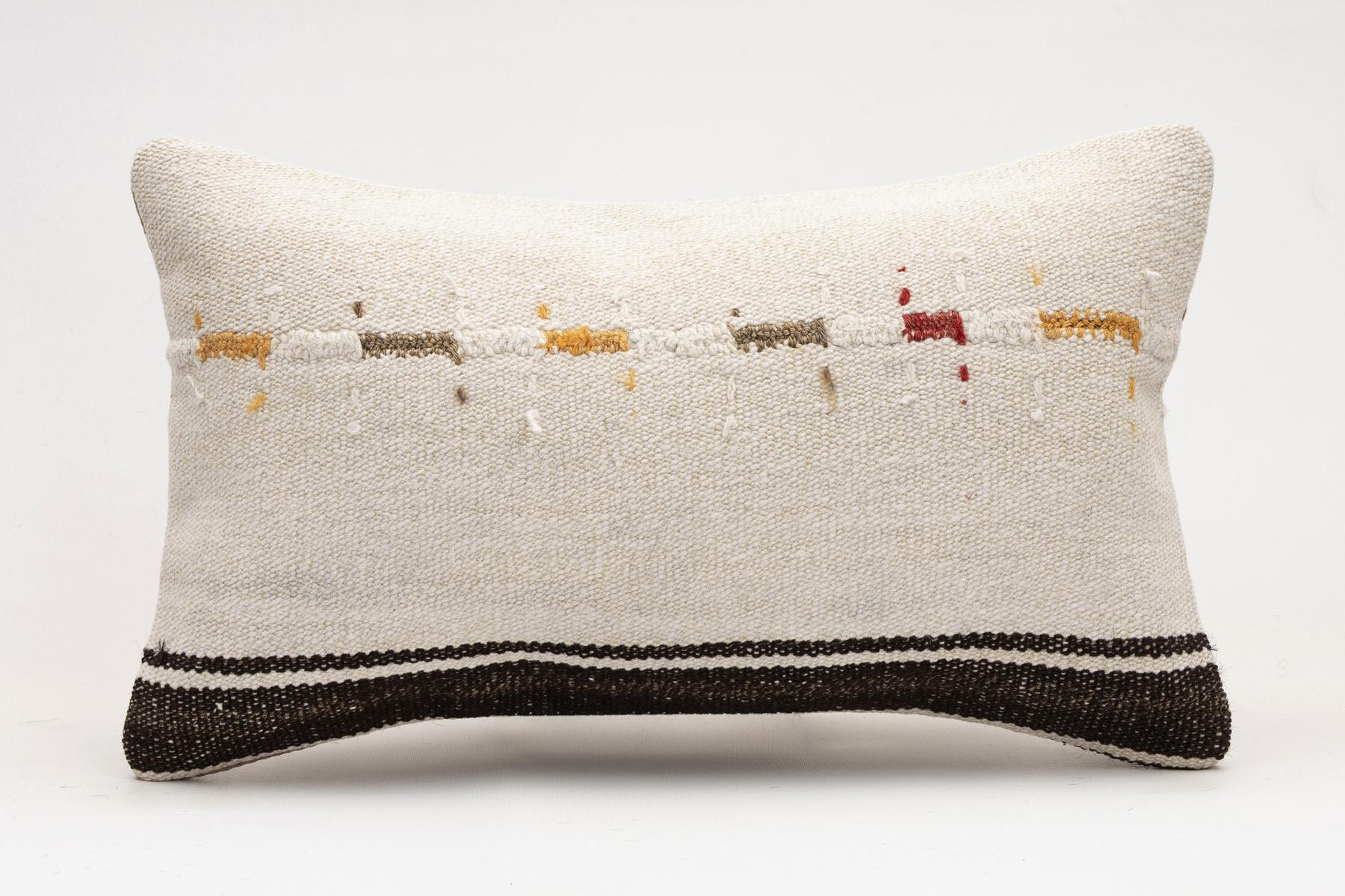 12x20 inches (30x50 cm) Kilim Pillow | KILIM WHOLESALE - Vintage Handmade Pillows - Vintage Handmade Kilim Rugs - It is 100% wool. Artistic and historical rugs. Old handwoven rugs. - Online hand woven rugs and kilim cushions sales. Shipping to a