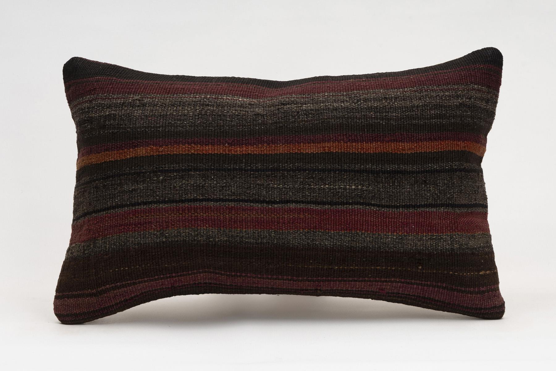 12x20 inches (30x50 cm) Kilim Pillow | KILIM WHOLESALE - Vintage Handmade Pillows - Vintage Handmade Kilim Rugs - It is 100% wool. Artistic and historical rugs. Old handwoven rugs. - Online hand woven rugs and kilim cushions sales. Shipping to a