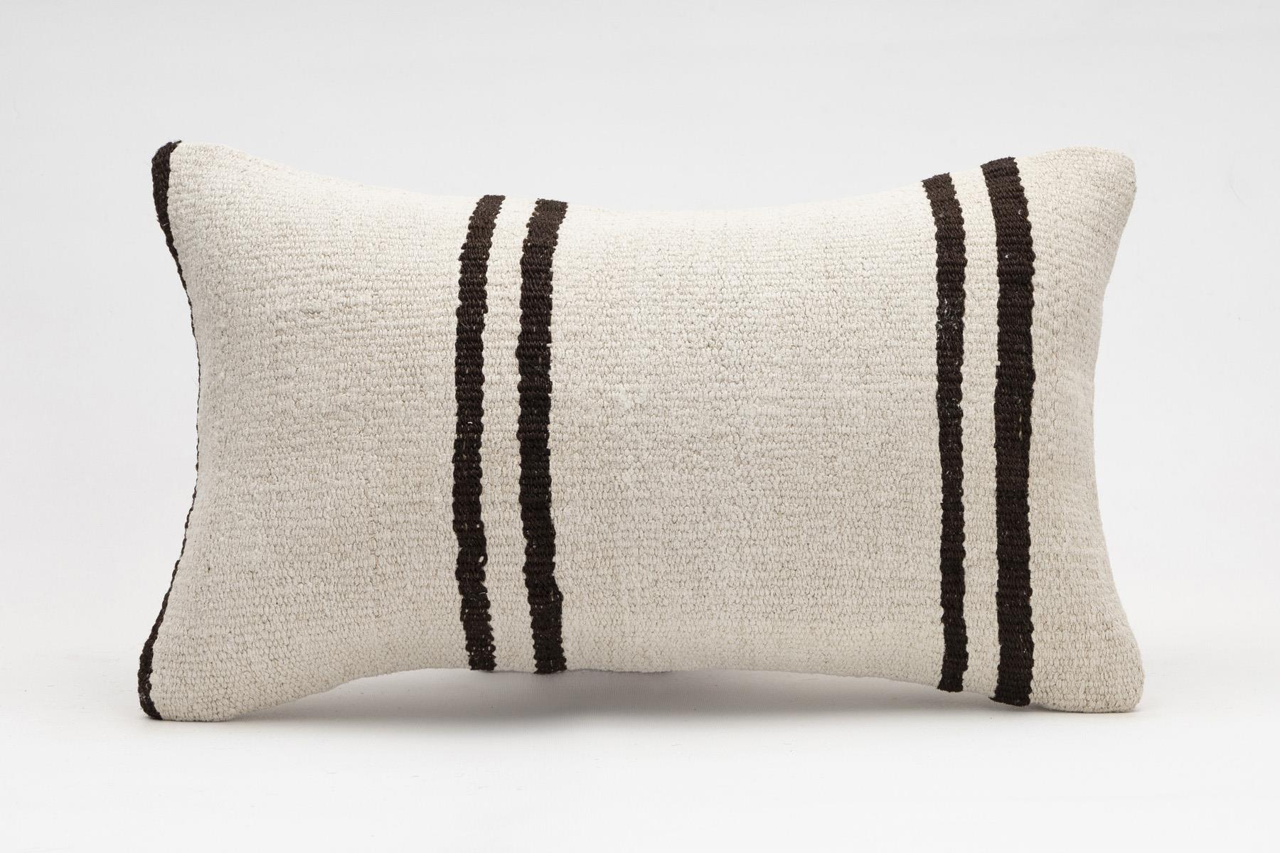 12x20 inches (30x50 cm) Kilim Pillow | KILIM WHOLESALE - Vintage Handmade Pillows - Vintage Handmade Kilim Rugs - It is 100% wool. Artistic and historical rugs. Old handwoven rugs. - Online hand woven rugs and kilim cushions sales. Shipping to a