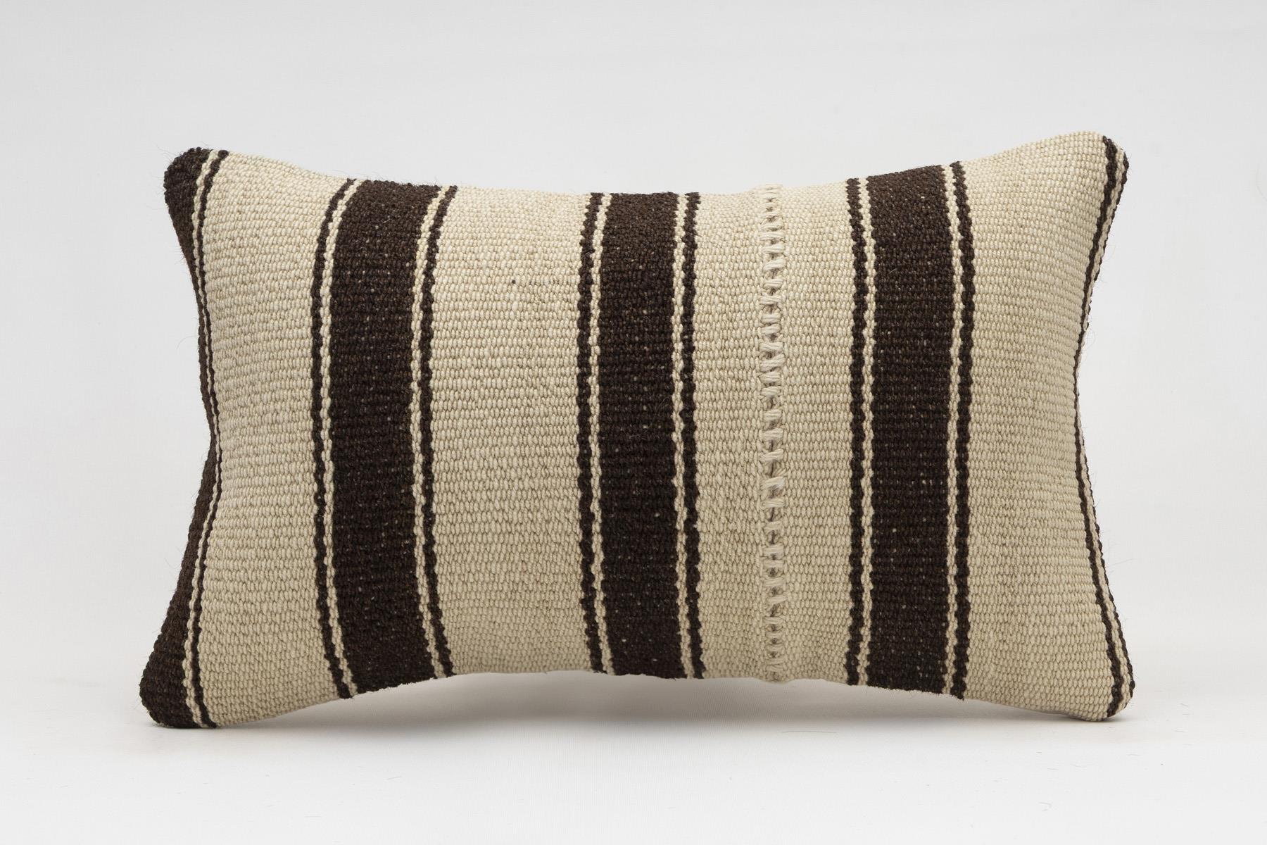 12x20 inches (30x50 cm) Kilim Pillow | KILIM WHOLESALE - Vintage Handmade Pillows - Vintage Handmade Kilim Rugs - It is 100% wool. Artistic and historical rugs. Old handwoven rugs. - Online hand woven rugs and kilim cushions sales. Shipping to a