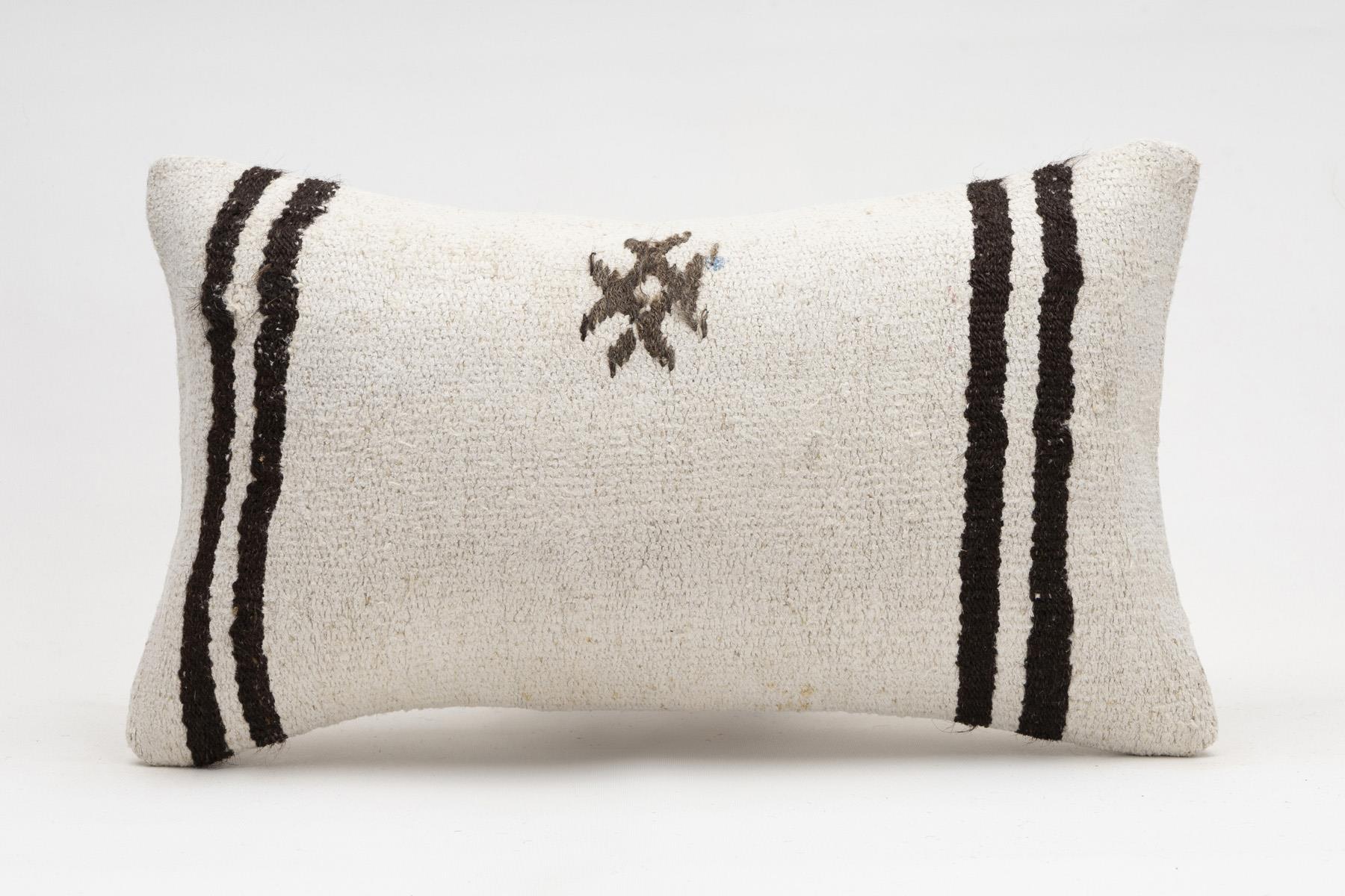 12x20 inches (30x50 cm) Kilim Pillow | KILIM WHOLESALE - Vintage Handmade Pillows - Vintage Handmade Kilim Rugs - It is 100% wool. Artistic and historical rugs. Old handwoven rugs. - Online hand woven rugs and kilim cushions sales. Shipping to a