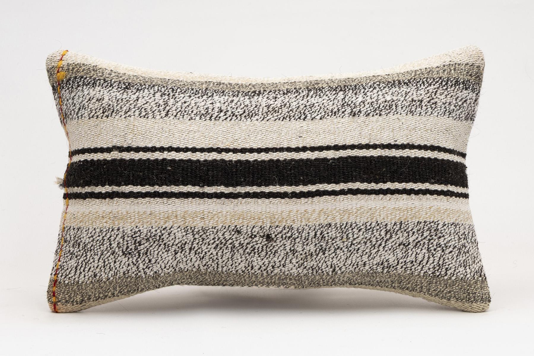 12x20 inches (30x50 cm) Kilim Pillow | KILIM WHOLESALE - Vintage Handmade Pillows - Vintage Handmade Kilim Rugs - It is 100% wool. Artistic and historical rugs. Old handwoven rugs. - Online hand woven rugs and kilim cushions sales. Shipping to a