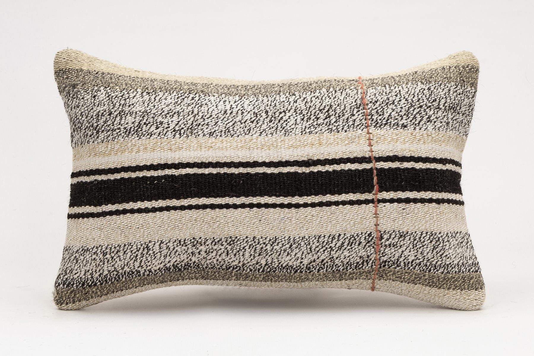 12x20 inches (30x50 cm) Kilim Pillow | KILIM WHOLESALE - Vintage Handmade Pillows - Vintage Handmade Kilim Rugs - It is 100% wool. Artistic and historical rugs. Old handwoven rugs. - Online hand woven rugs and kilim cushions sales. Shipping to a