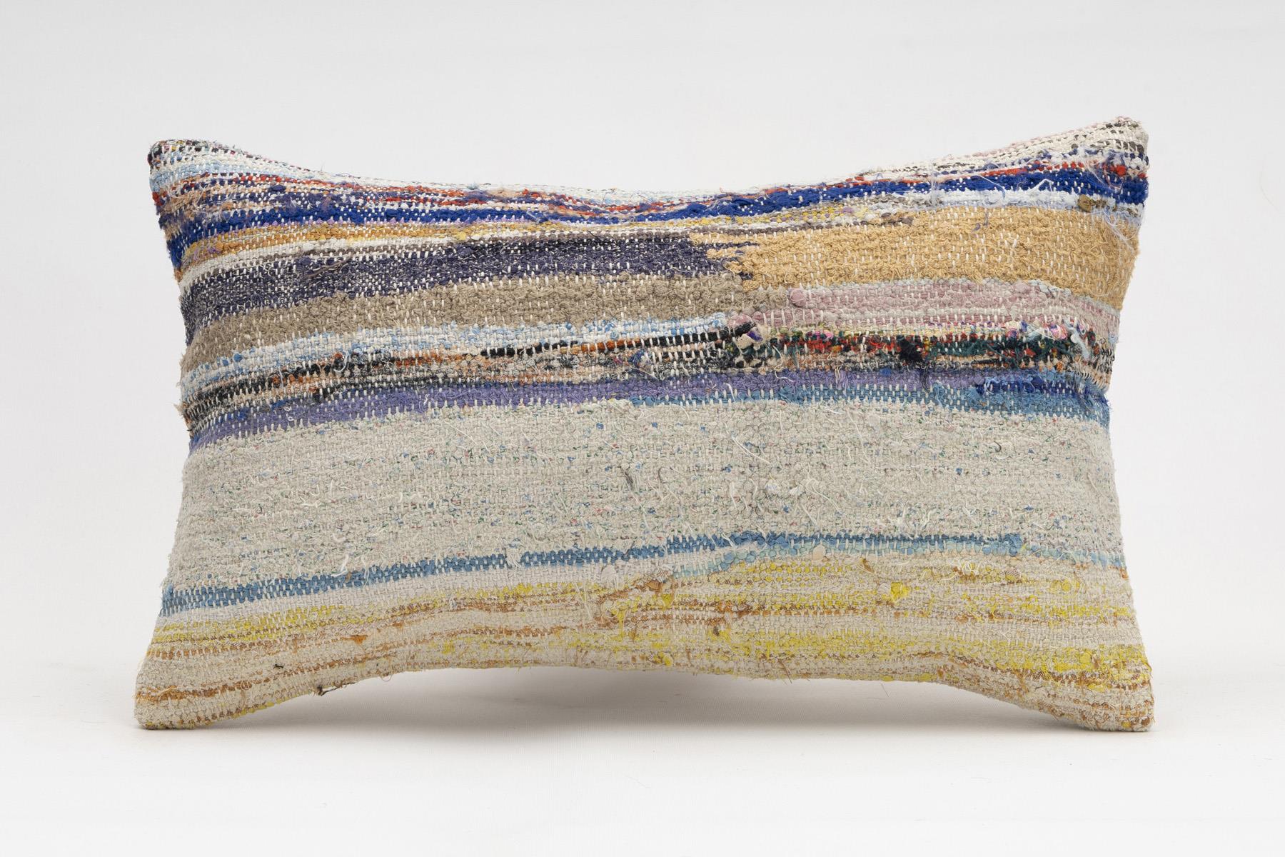 12x20 inches (30x50 cm) Kilim Pillow | KILIM WHOLESALE - Vintage Handmade Pillows - Vintage Handmade Kilim Rugs - It is 100% wool. Artistic and historical rugs. Old handwoven rugs. - Online hand woven rugs and kilim cushions sales. Shipping to a