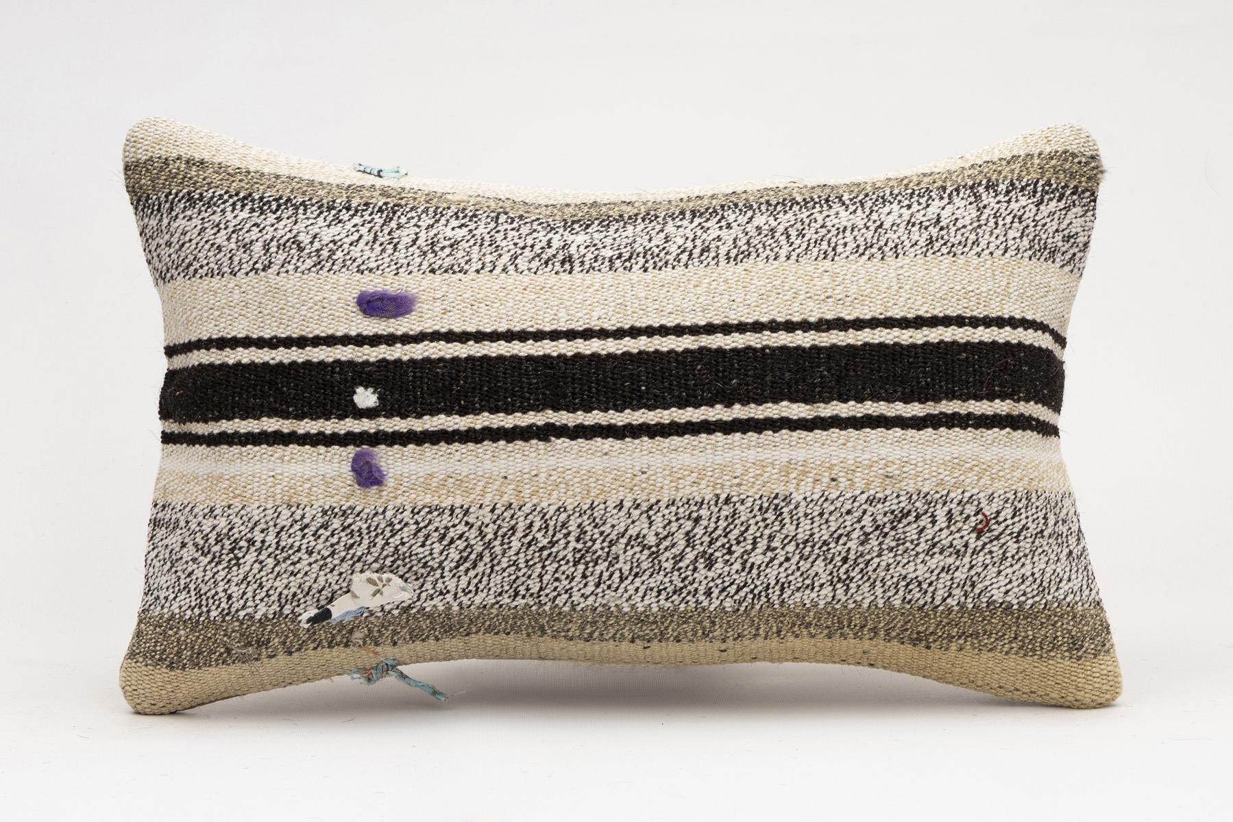 12x20 inches (30x50 cm) Kilim Pillow | KILIM WHOLESALE - Vintage Handmade Pillows - Vintage Handmade Kilim Rugs - It is 100% wool. Artistic and historical rugs. Old handwoven rugs. - Online hand woven rugs and kilim cushions sales. Shipping to a