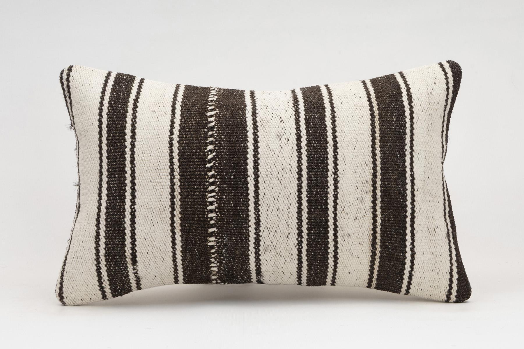 12x20 inches (30x50 cm) Kilim Pillow | KILIM WHOLESALE - Vintage Handmade Pillows - Vintage Handmade Kilim Rugs - It is 100% wool. Artistic and historical rugs. Old handwoven rugs. - Online hand woven rugs and kilim cushions sales. Shipping to a