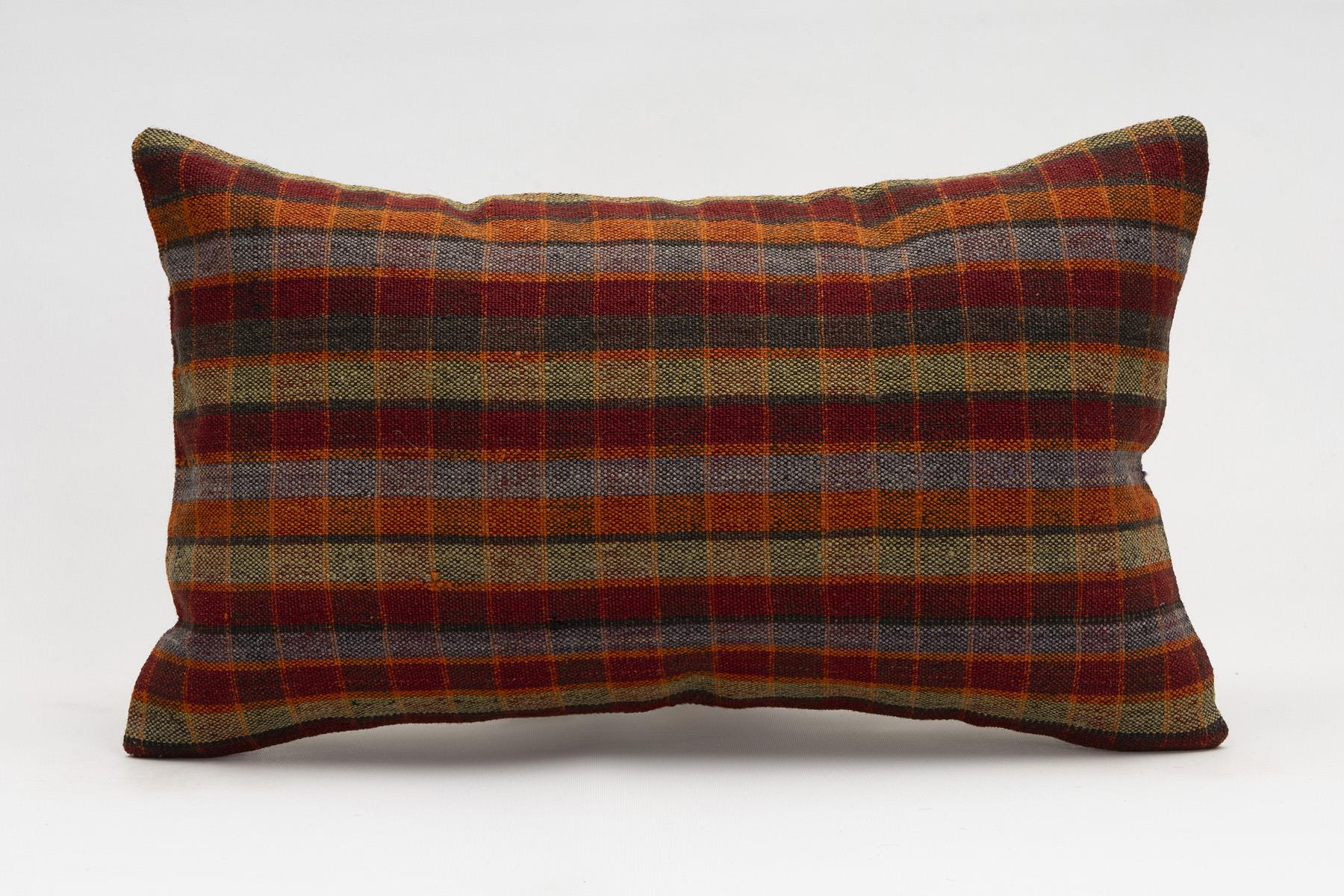 12x20 inches (30x50 cm) Kilim Pillow | KILIM WHOLESALE - Vintage Handmade Pillows - Vintage Handmade Kilim Rugs - It is 100% wool. Artistic and historical rugs. Old handwoven rugs. - Online hand woven rugs and kilim cushions sales. Shipping to a