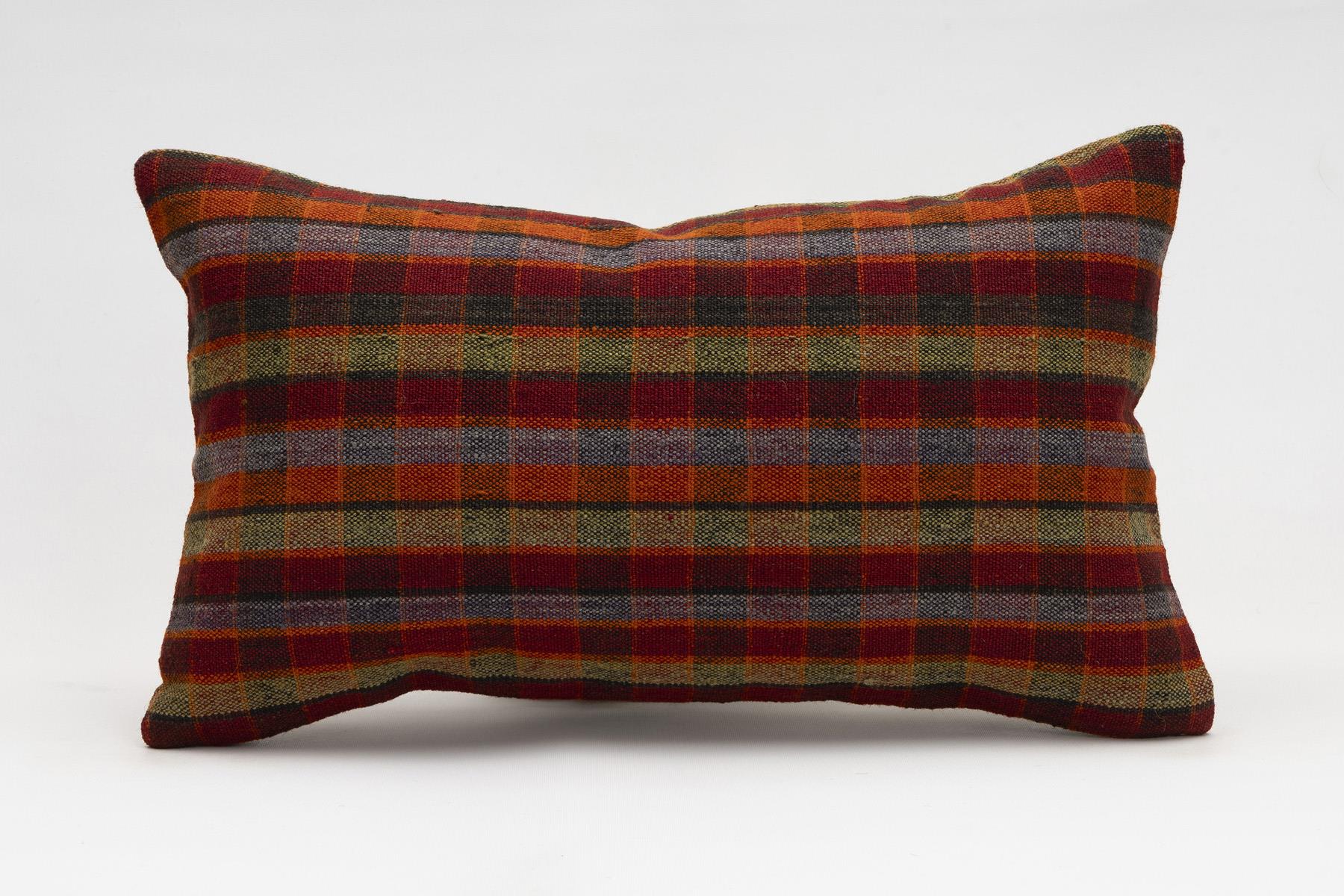 12x20 inches (30x50 cm) Kilim Pillow | KILIM WHOLESALE - Vintage Handmade Pillows - Vintage Handmade Kilim Rugs - It is 100% wool. Artistic and historical rugs. Old handwoven rugs. - Online hand woven rugs and kilim cushions sales. Shipping to a