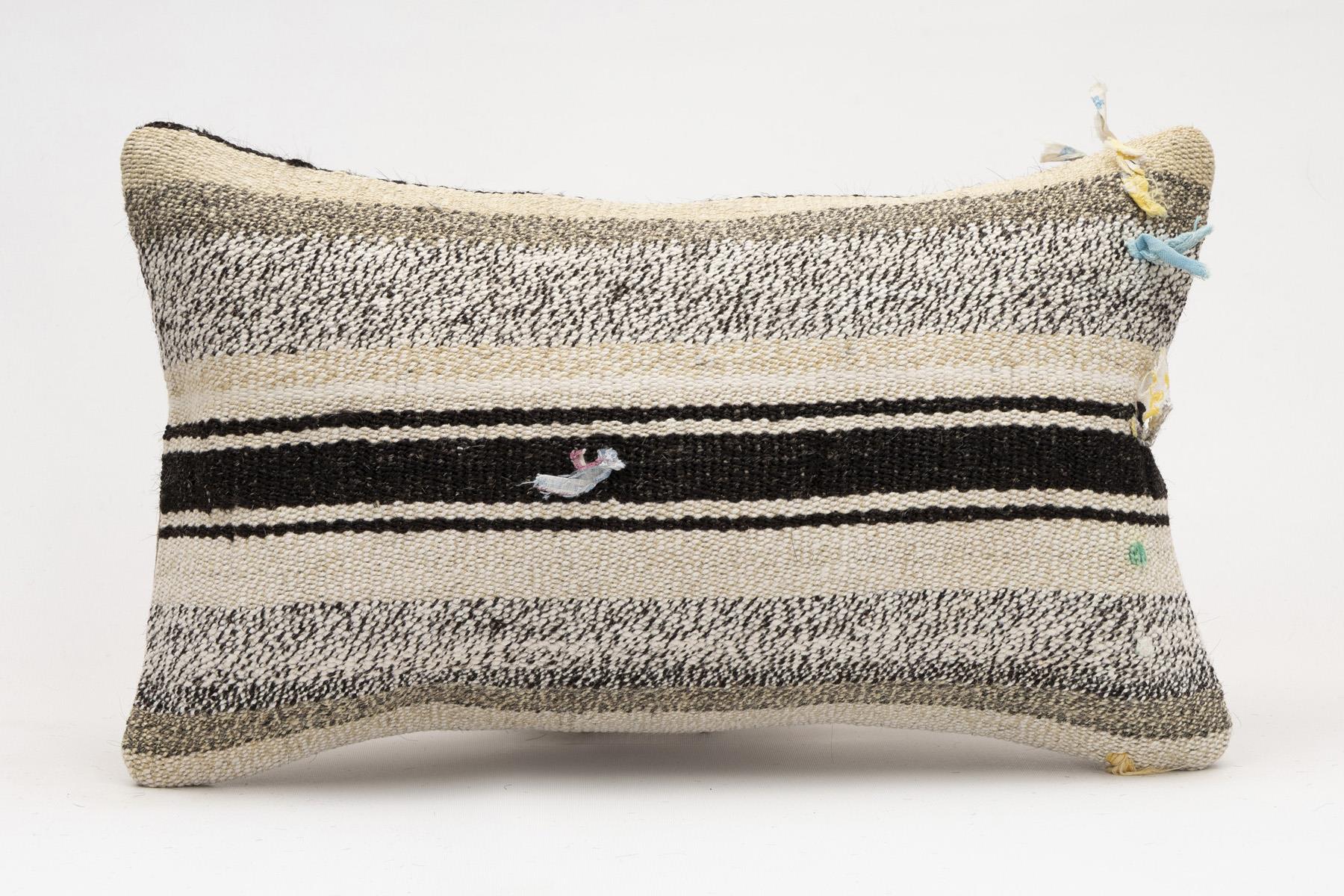 12x20 inches (30x50 cm) Kilim Pillow | KILIM WHOLESALE - Vintage Handmade Pillows - Vintage Handmade Kilim Rugs - It is 100% wool. Artistic and historical rugs. Old handwoven rugs. - Online hand woven rugs and kilim cushions sales. Shipping to a