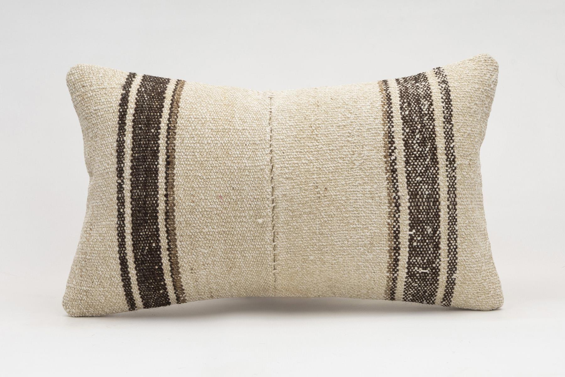 12x20 inches (30x50 cm) Kilim Pillow | KILIM WHOLESALE - Vintage Handmade Pillows - Vintage Handmade Kilim Rugs - It is 100% wool. Artistic and historical rugs. Old handwoven rugs. - Online hand woven rugs and kilim cushions sales. Shipping to a