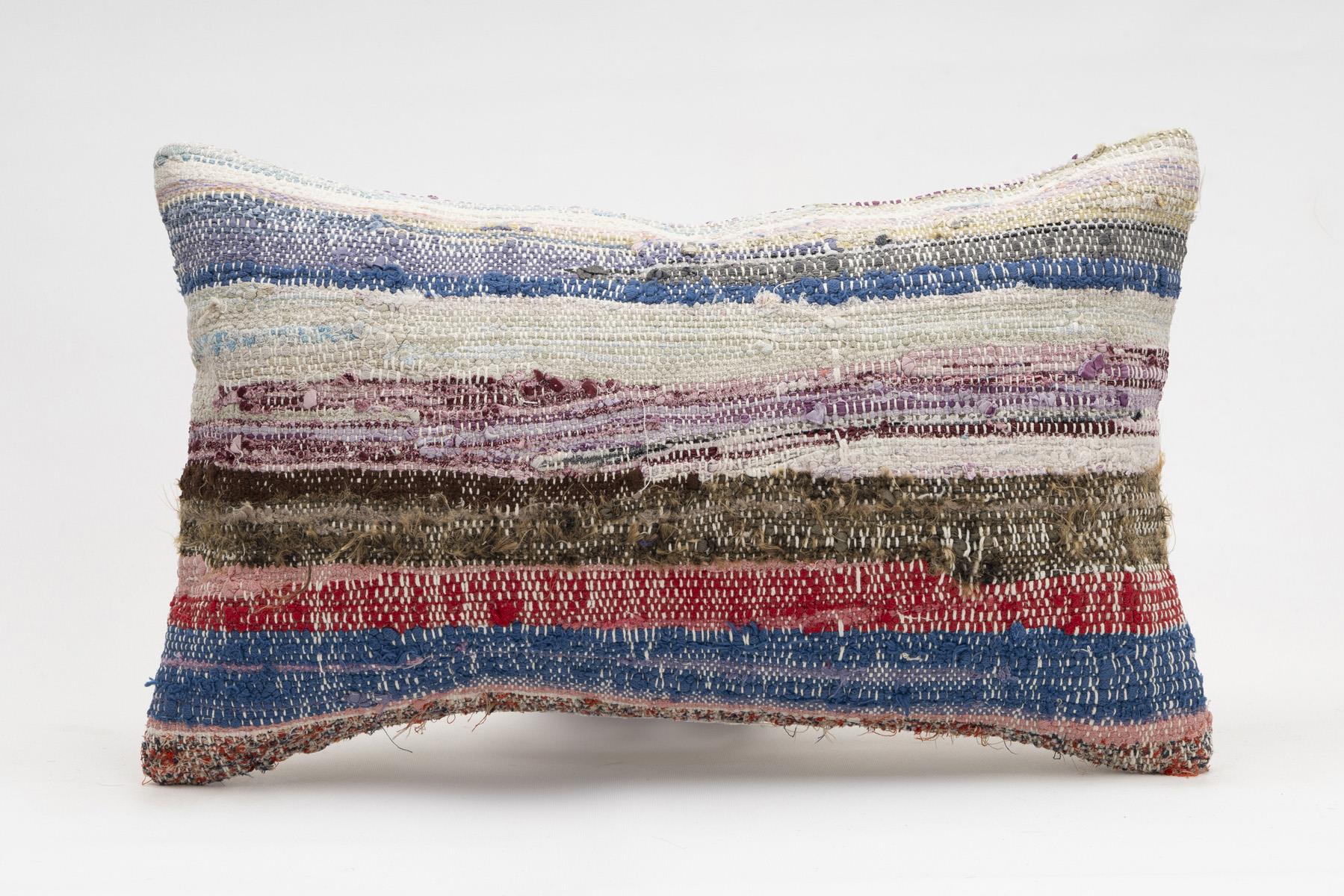 12x20 inches (30x50 cm) Kilim Pillow | KILIM WHOLESALE - Vintage Handmade Pillows - Vintage Handmade Kilim Rugs - It is 100% wool. Artistic and historical rugs. Old handwoven rugs. - Online hand woven rugs and kilim cushions sales. Shipping to a